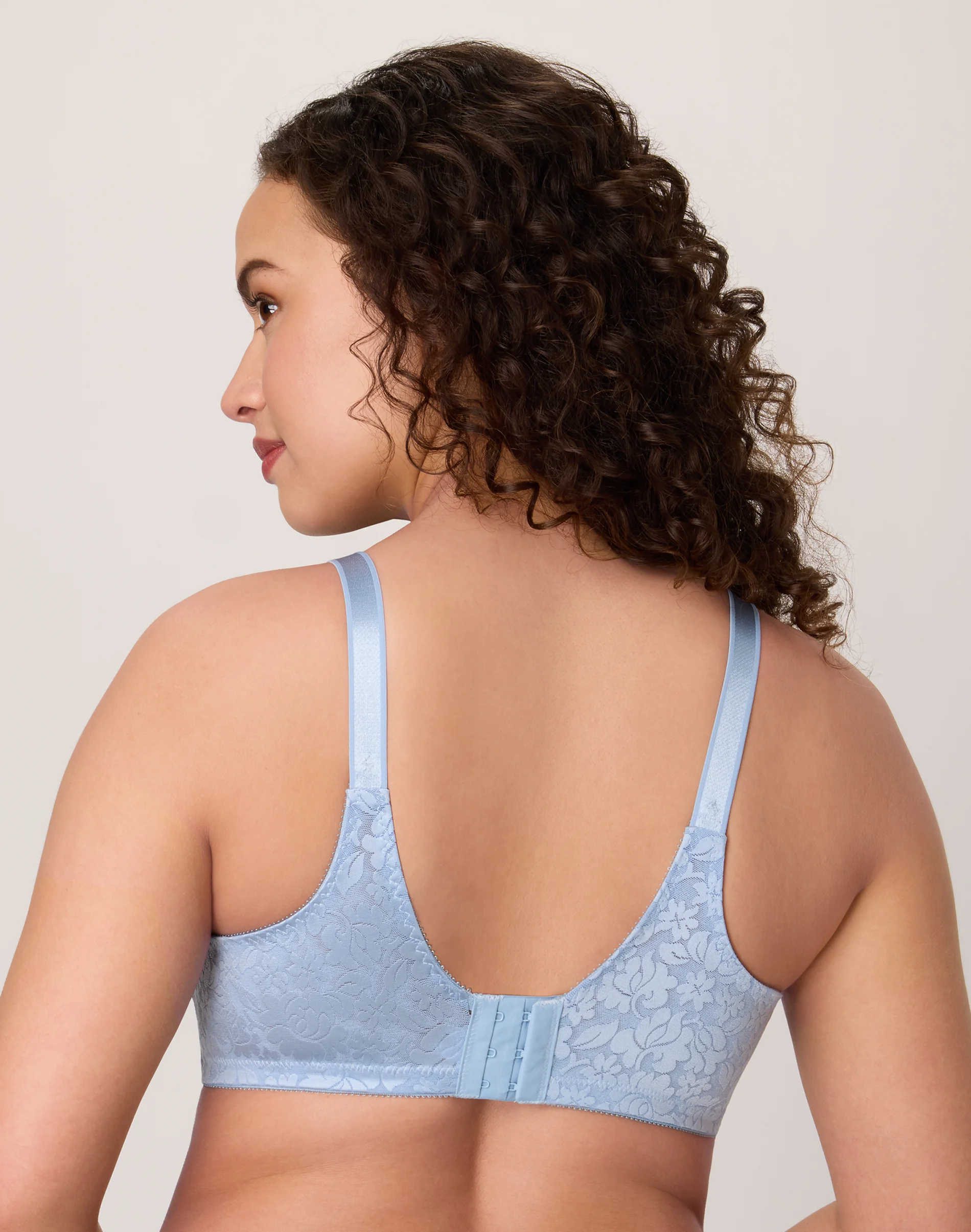 Bali Double Support Lace Wireless Bra #DF3372