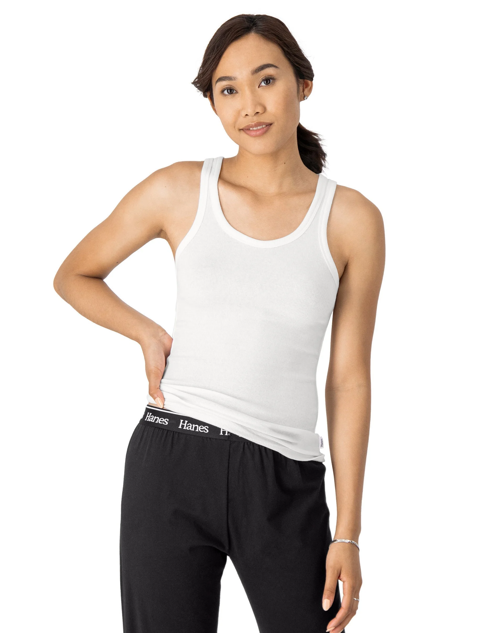Hanes Originals Comfywear Women's Rib Tank #HLW002