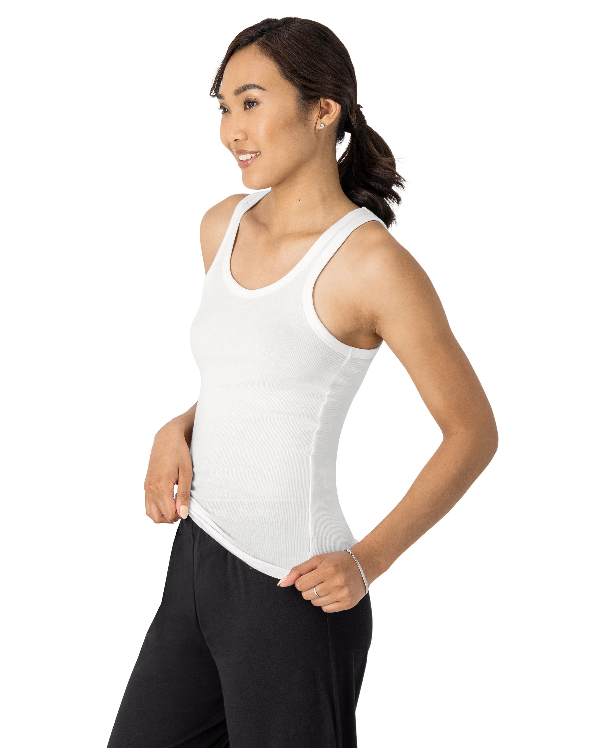 Hanes Originals Comfywear Women's Rib Tank #HLW002