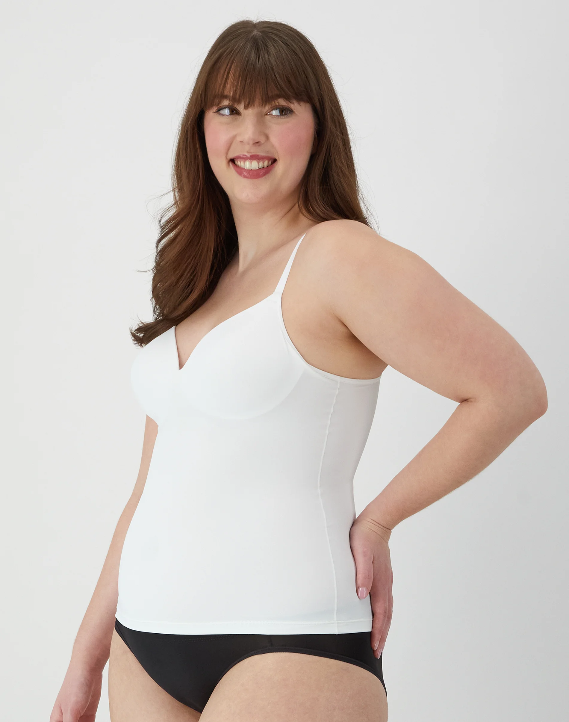 Tummy Control Shapewear Cami Tank Top, Built-In Bra #DMS130 6 Tummy Control Shapewear Cami Tank Top, Built-In Bra #DMS130