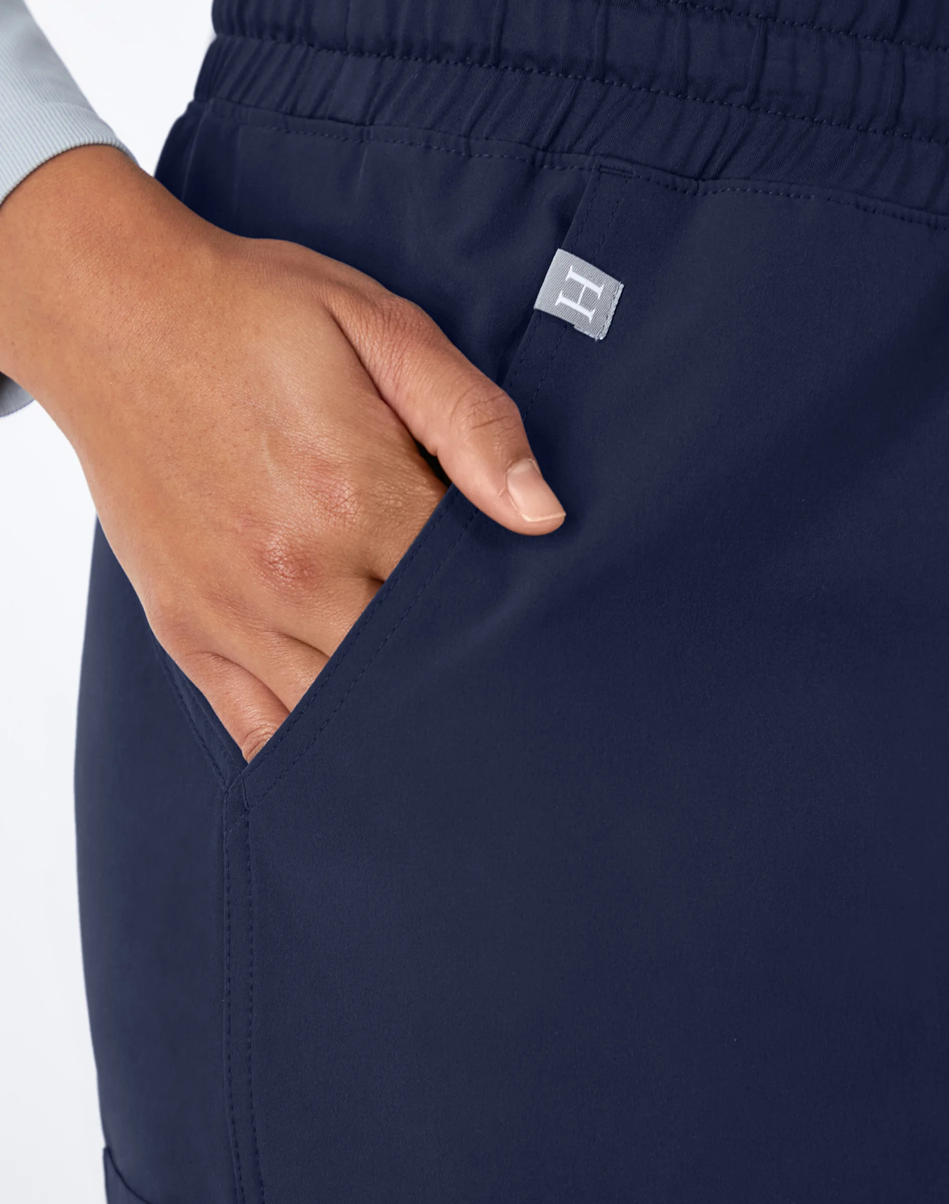 Hanes Comfort Fit Scrubs Women's Rib Back Scrub Top #HSB102