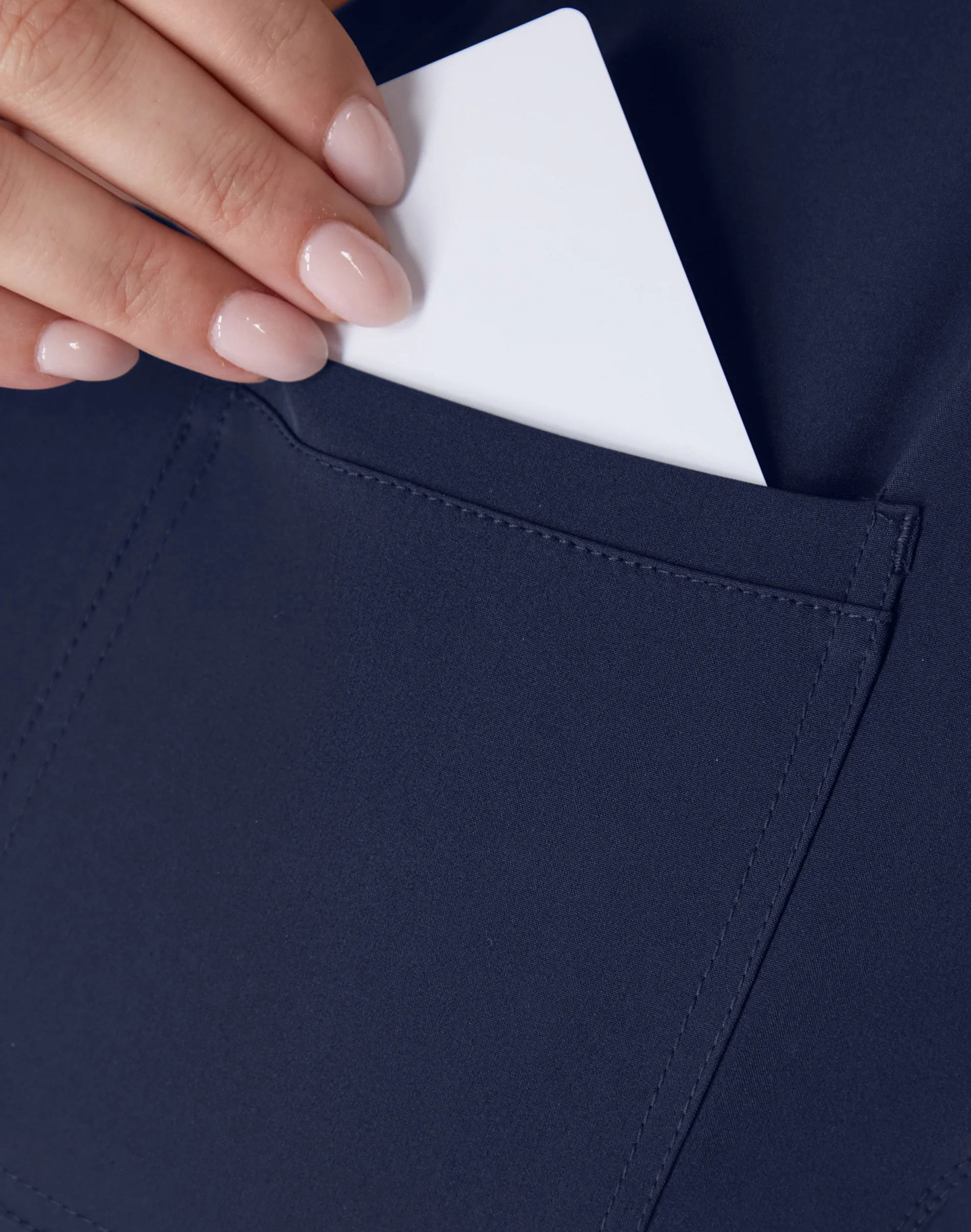 Hanes Comfort Fit Scrubs Women's Rib Back Scrub Top #HSB102