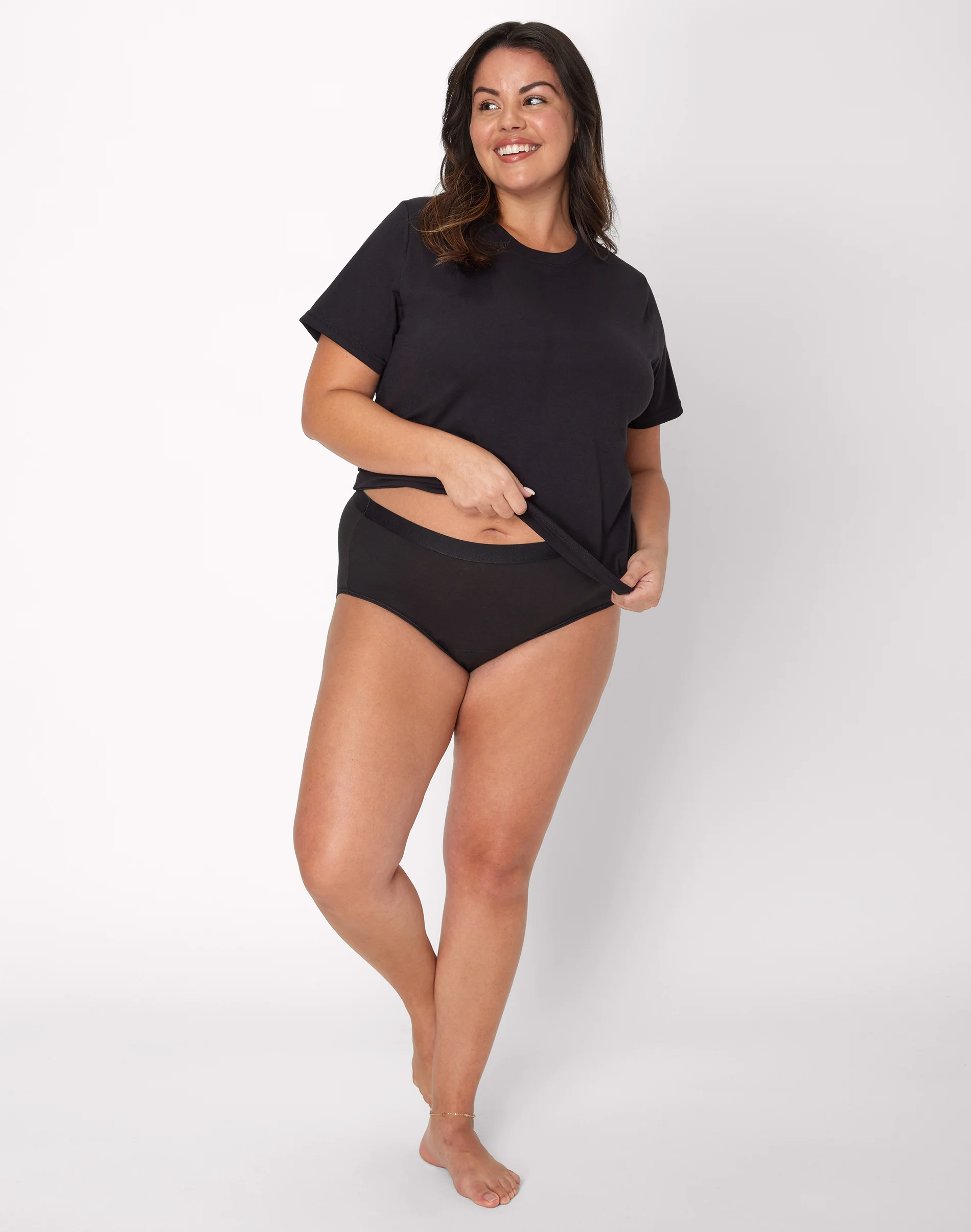 Hanes Just My Size Comfort, Period. Brief Period Underwear, Super Leaks, 2-Pack (PLUS SIZES) #SPP40A