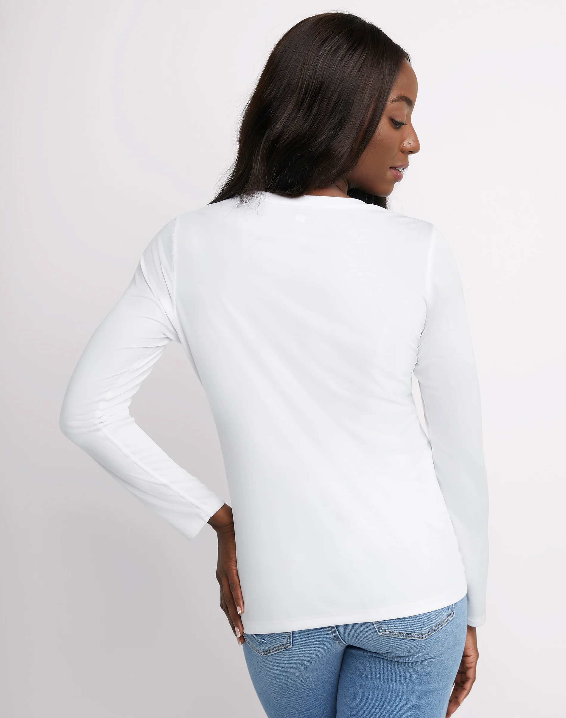 Hanes Sport Cool DRI Women's Performance Long Sleeve T-Shirt #O9308