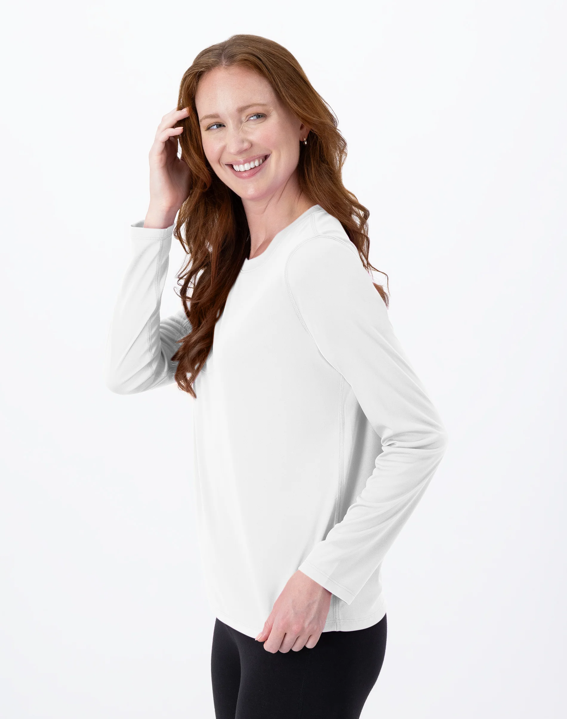 Hanes Sport Cool DRI Women's Performance Long Sleeve T-Shirt #O9308