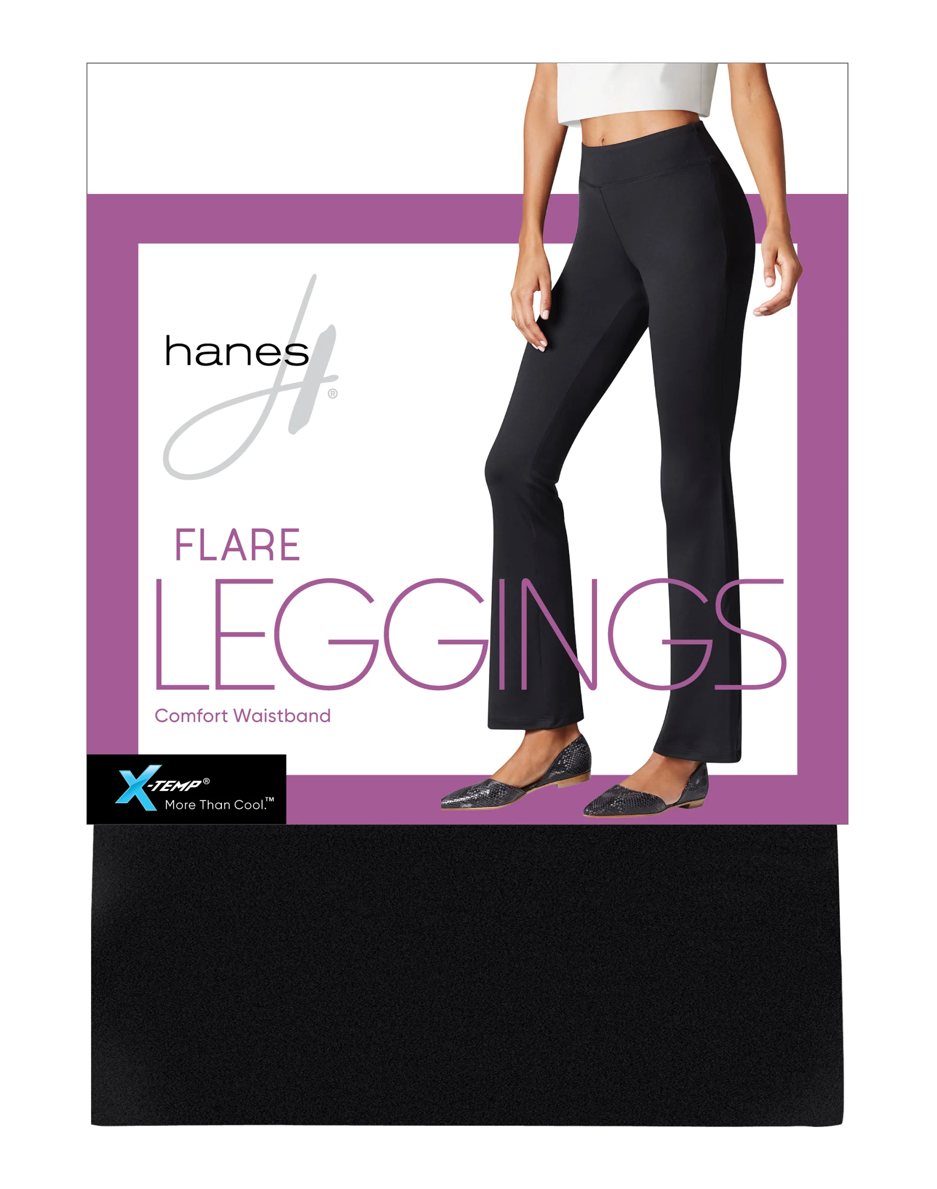 Hanes Women's Flare Leggings, 31.5" #HFT040