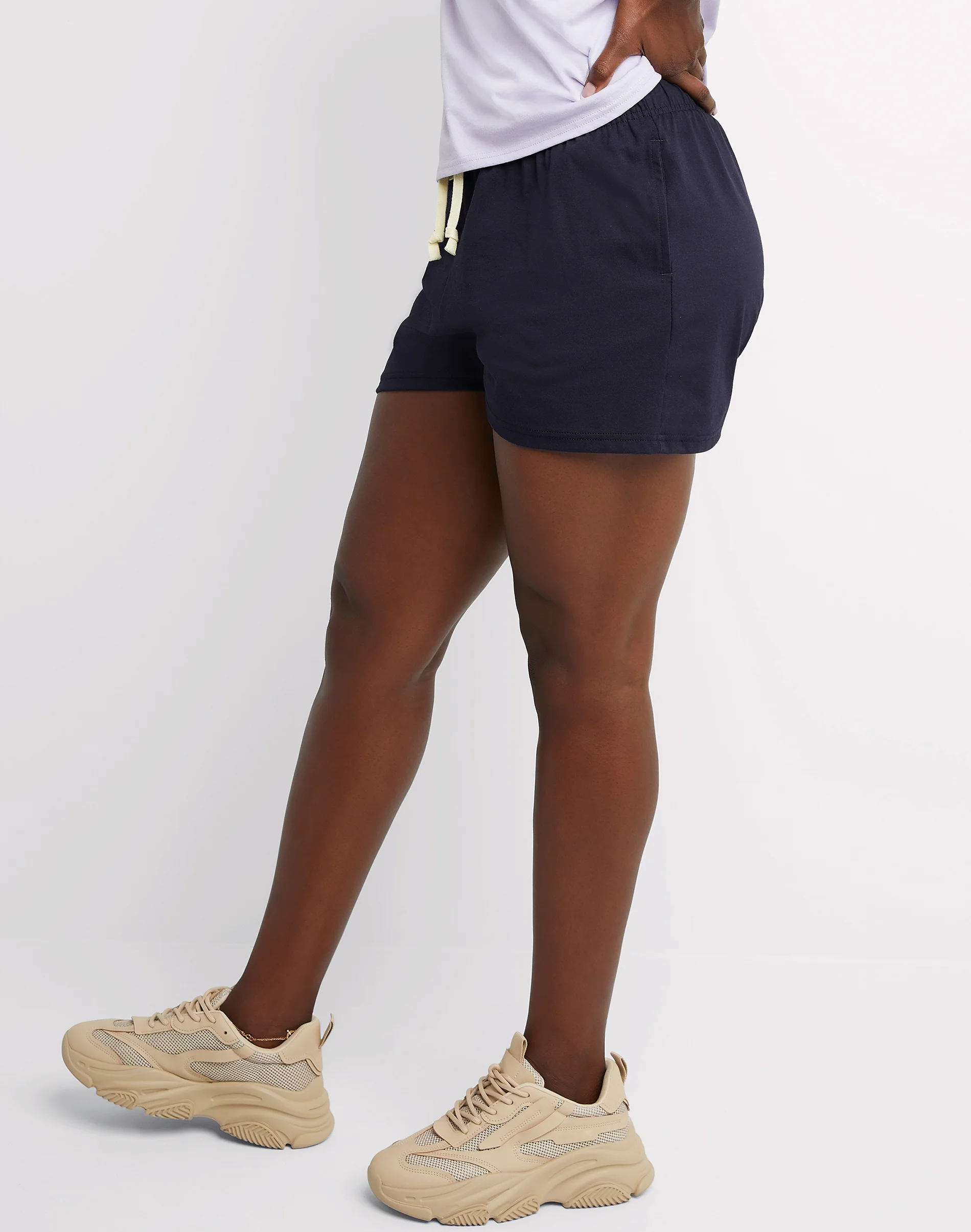 Hanes Essentials Women's Cotton Jersey Shorts #ES100