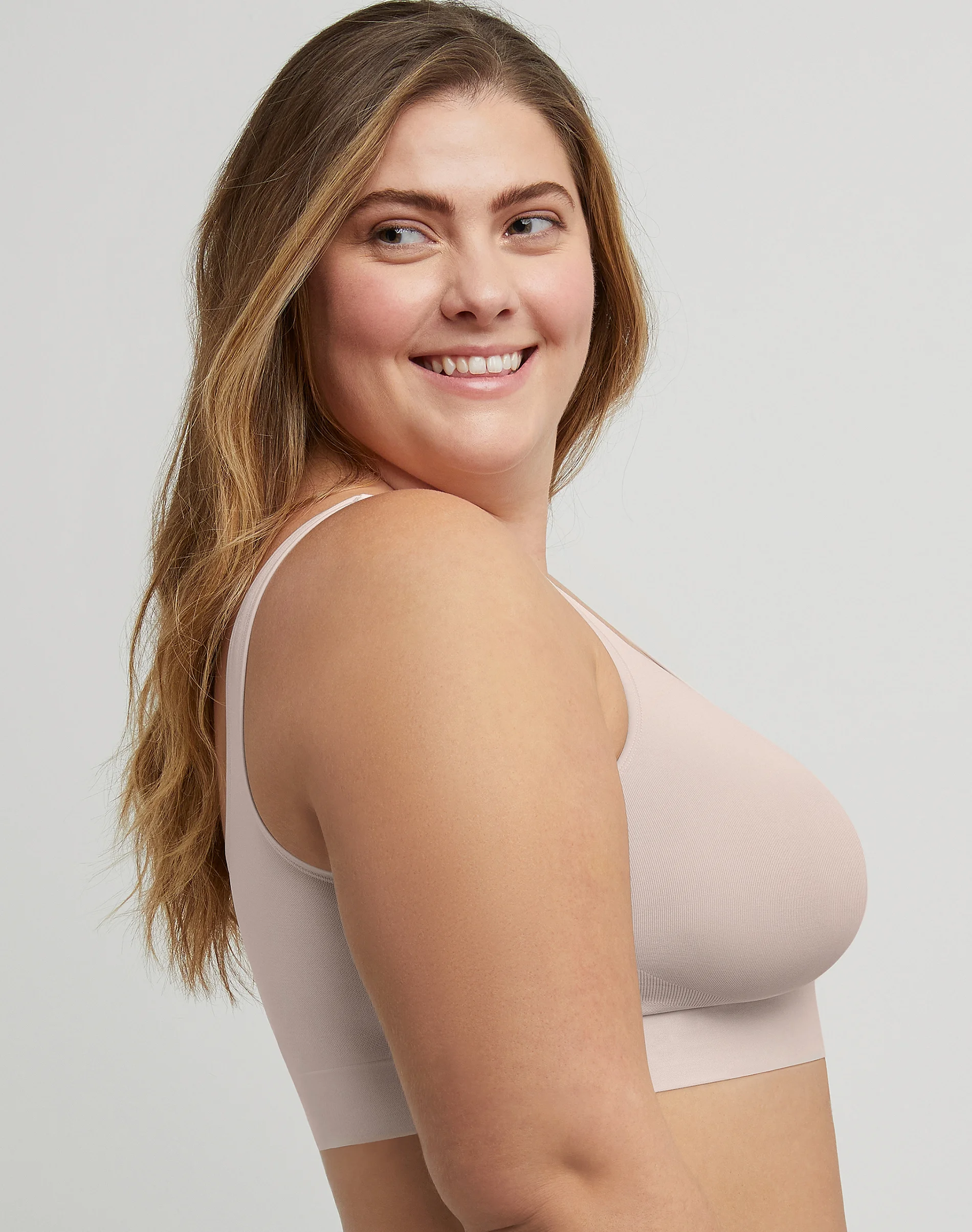 Hanes Just My Size Pure Comfort Front-Close Seamless Bra #MJ1274