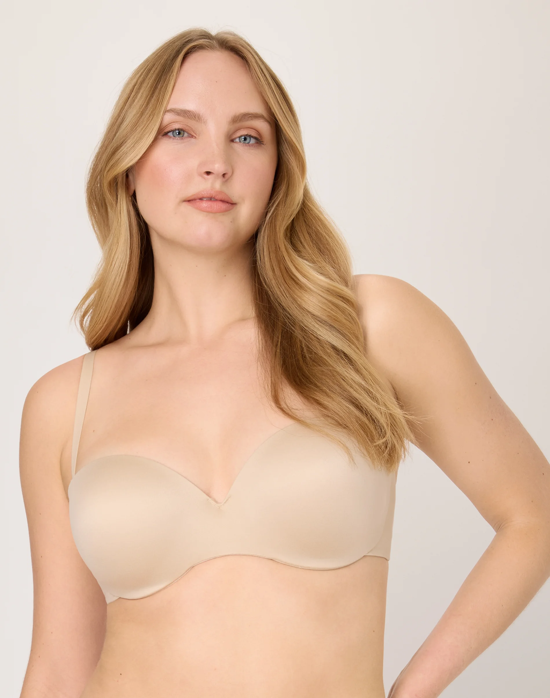 Custom Lift Strapless Bra with Underwire, Convertible Straps #09417