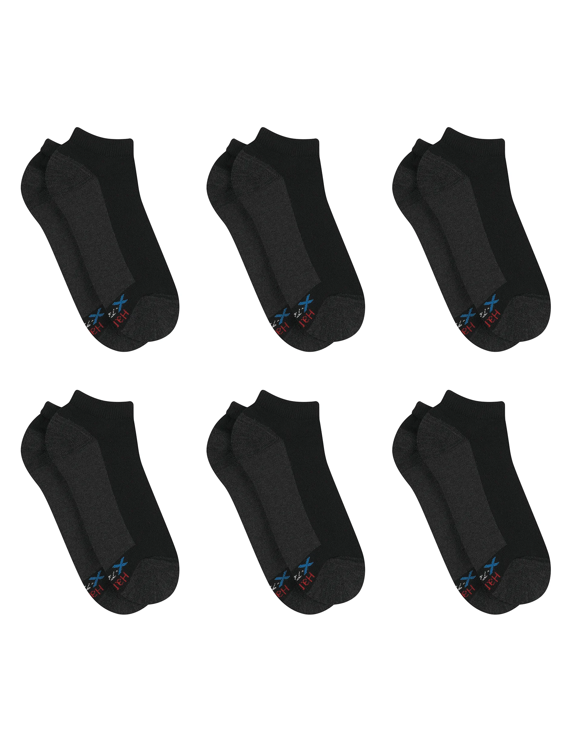 Hanes Ultimate Men's Ultra Cushion Low Cut Socks, 6-Pairs #ULC156