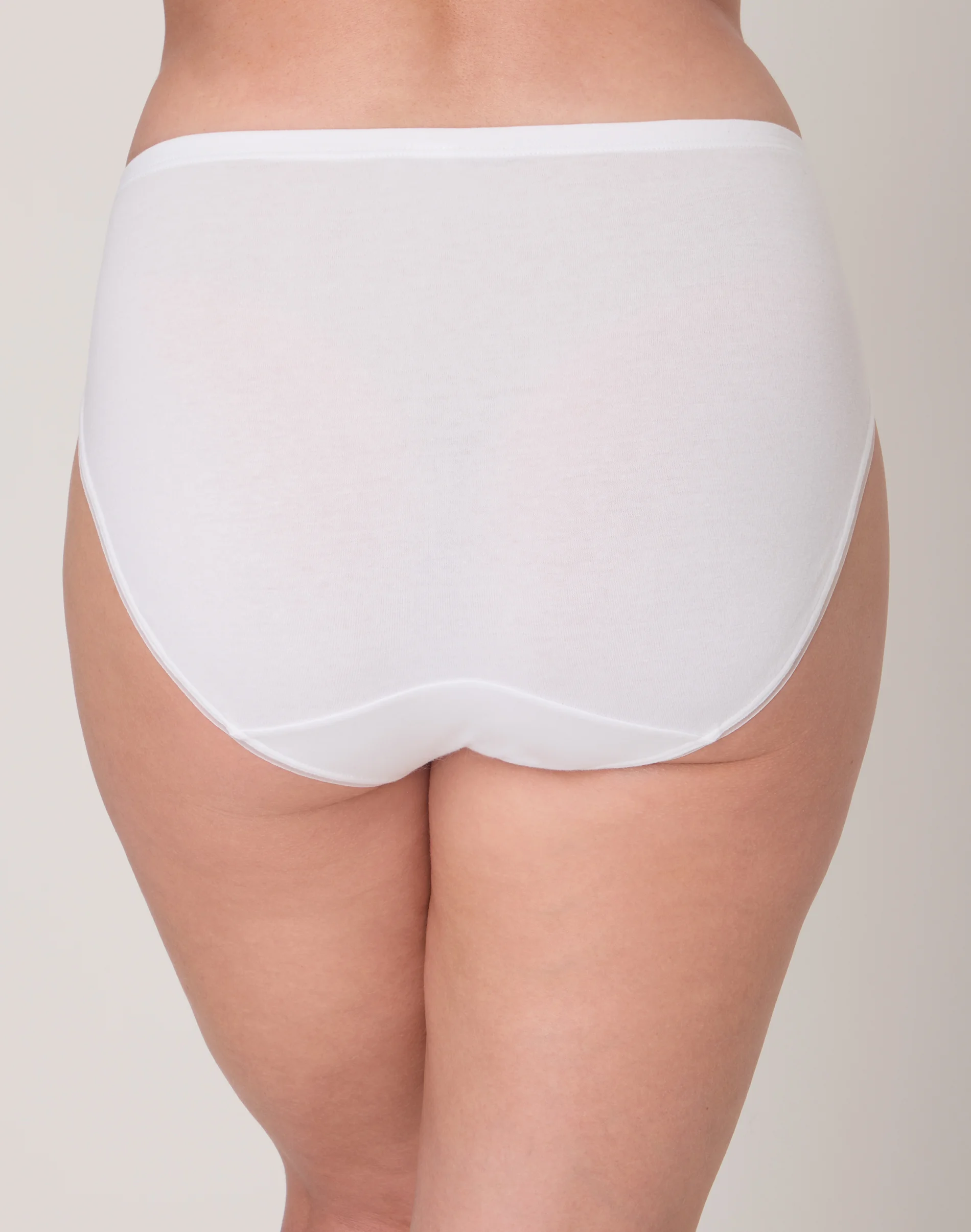 Bali Cotton Collection Hi-Cut Underwear, 3-Pack #DFLEH3