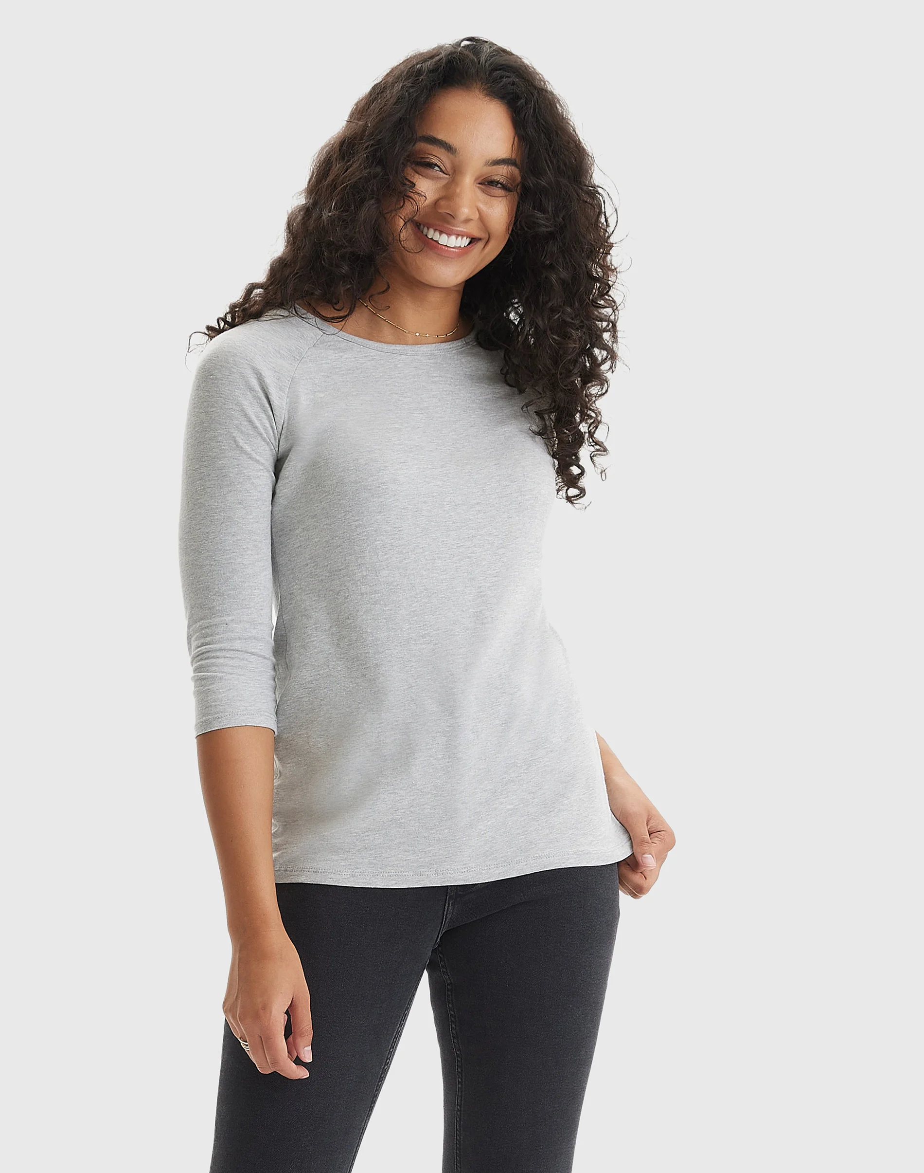 Hanes Women's Raglan Sleeve T-Shirt #O9343