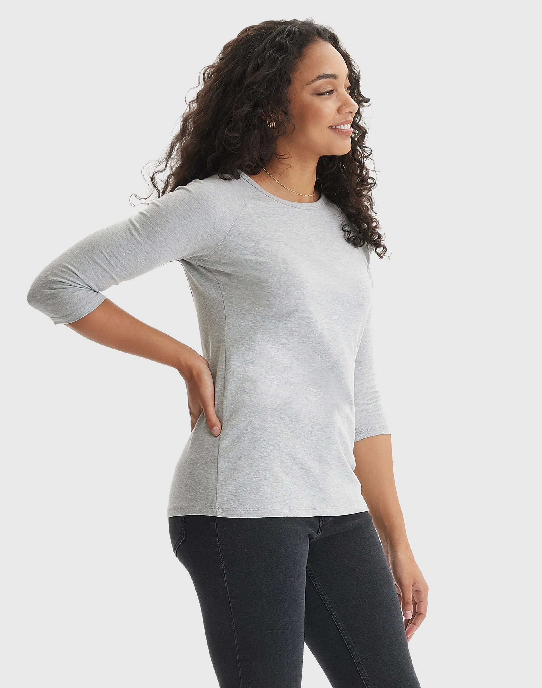 Hanes Women's Raglan Sleeve T-Shirt #O9343
