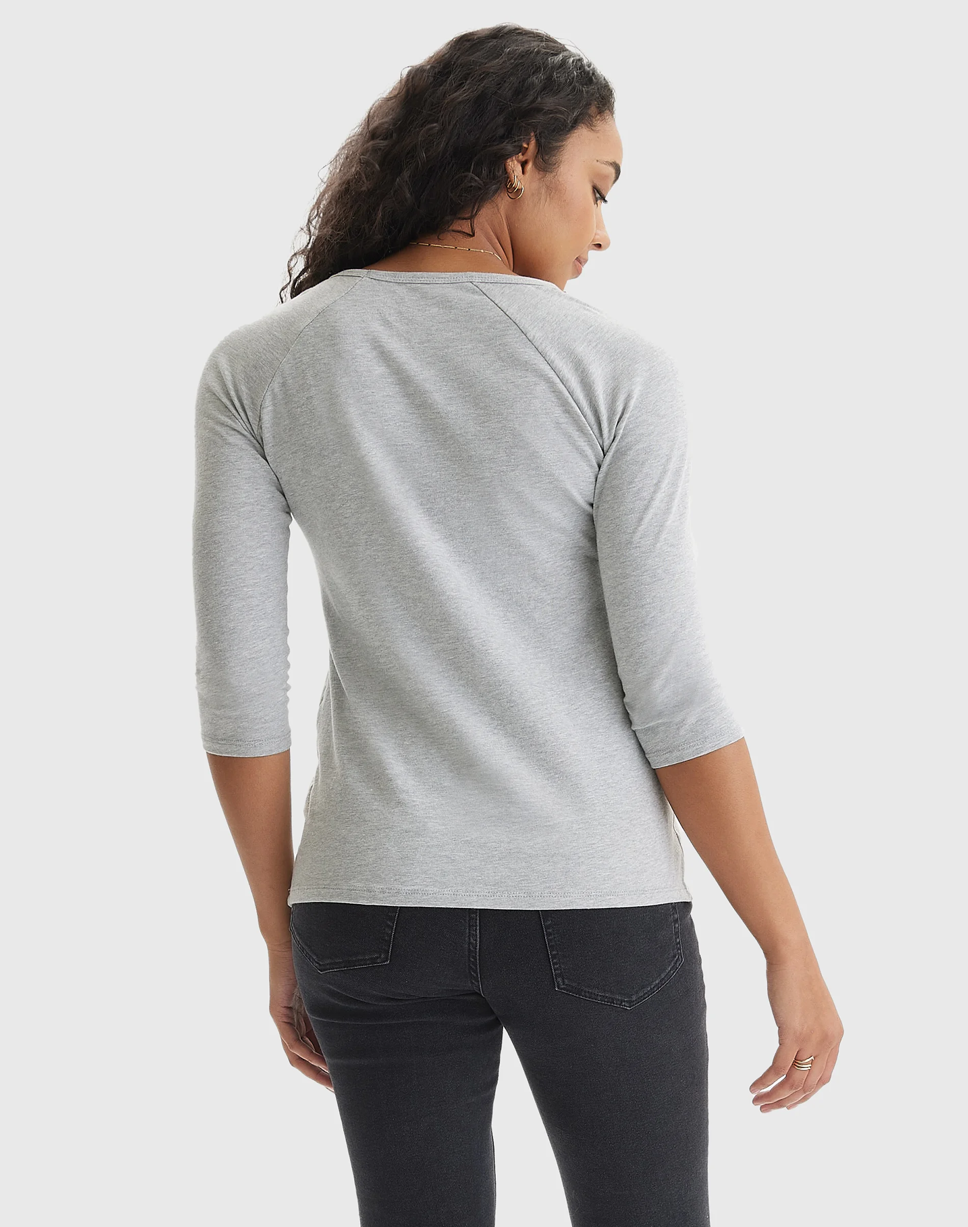 Hanes Women's Raglan Sleeve T-Shirt #O9343
