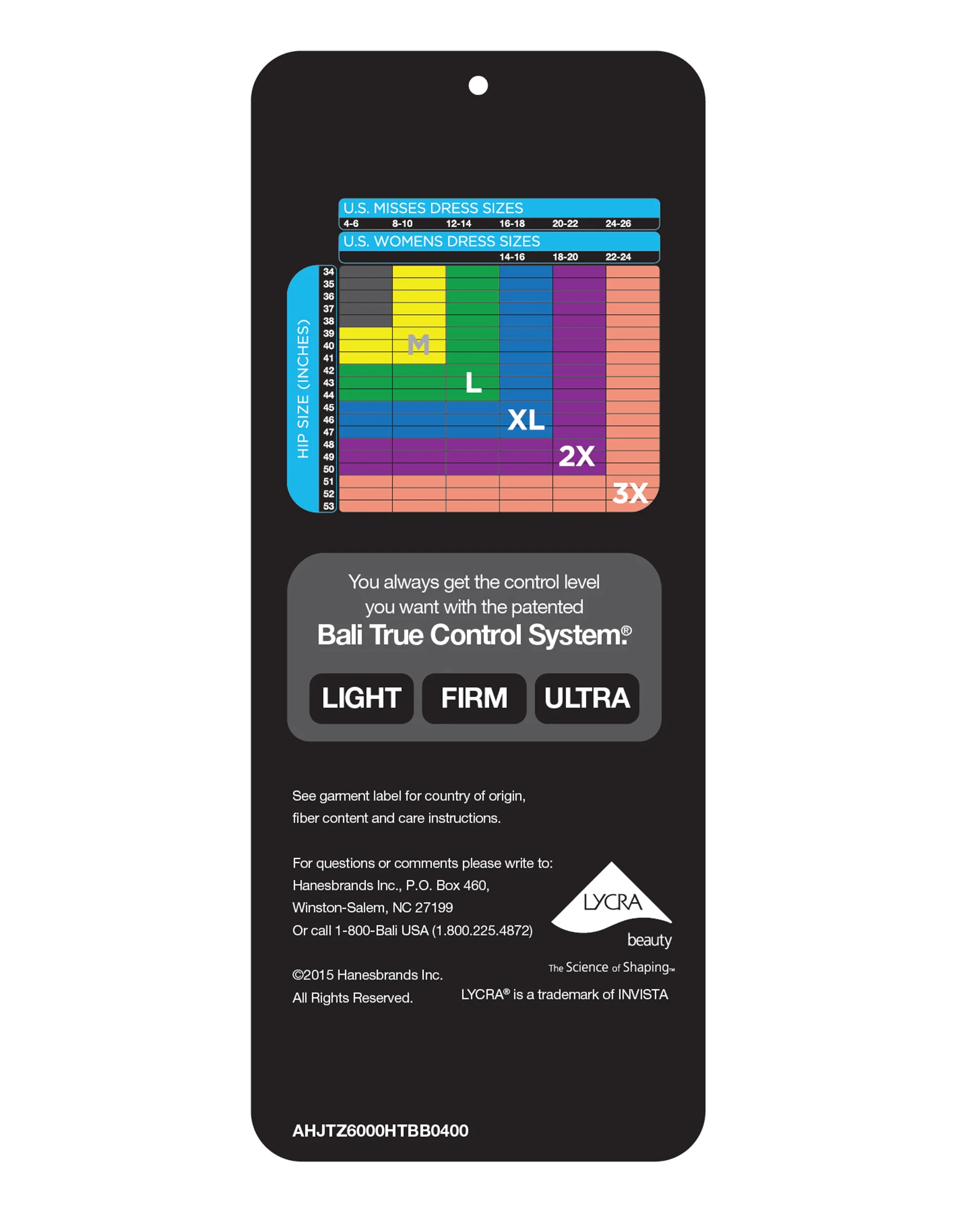 Bali Lace ‘N Smooth Shaping Cami #DF8L12