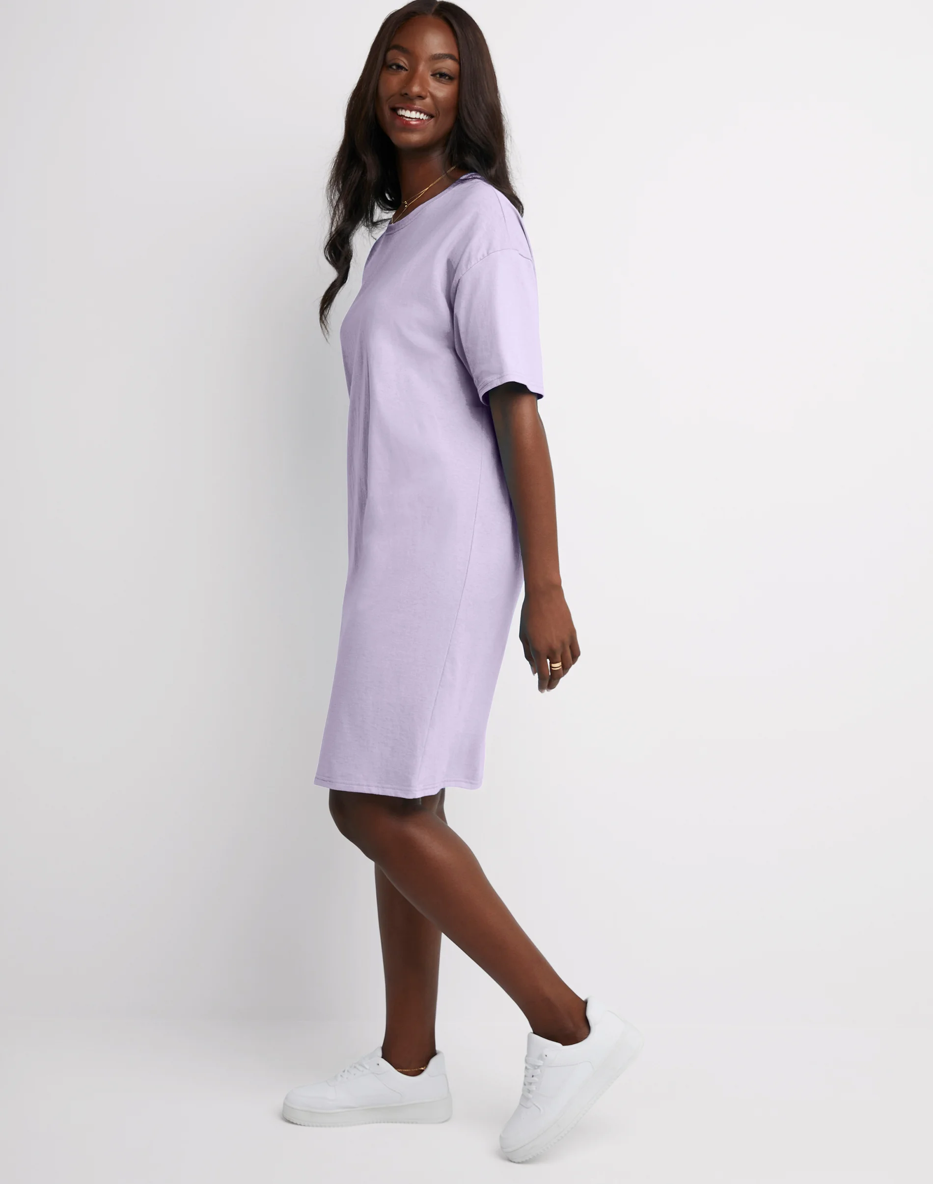 Hanes Essentials Women's T-Shirt Dress, Cotton #5660