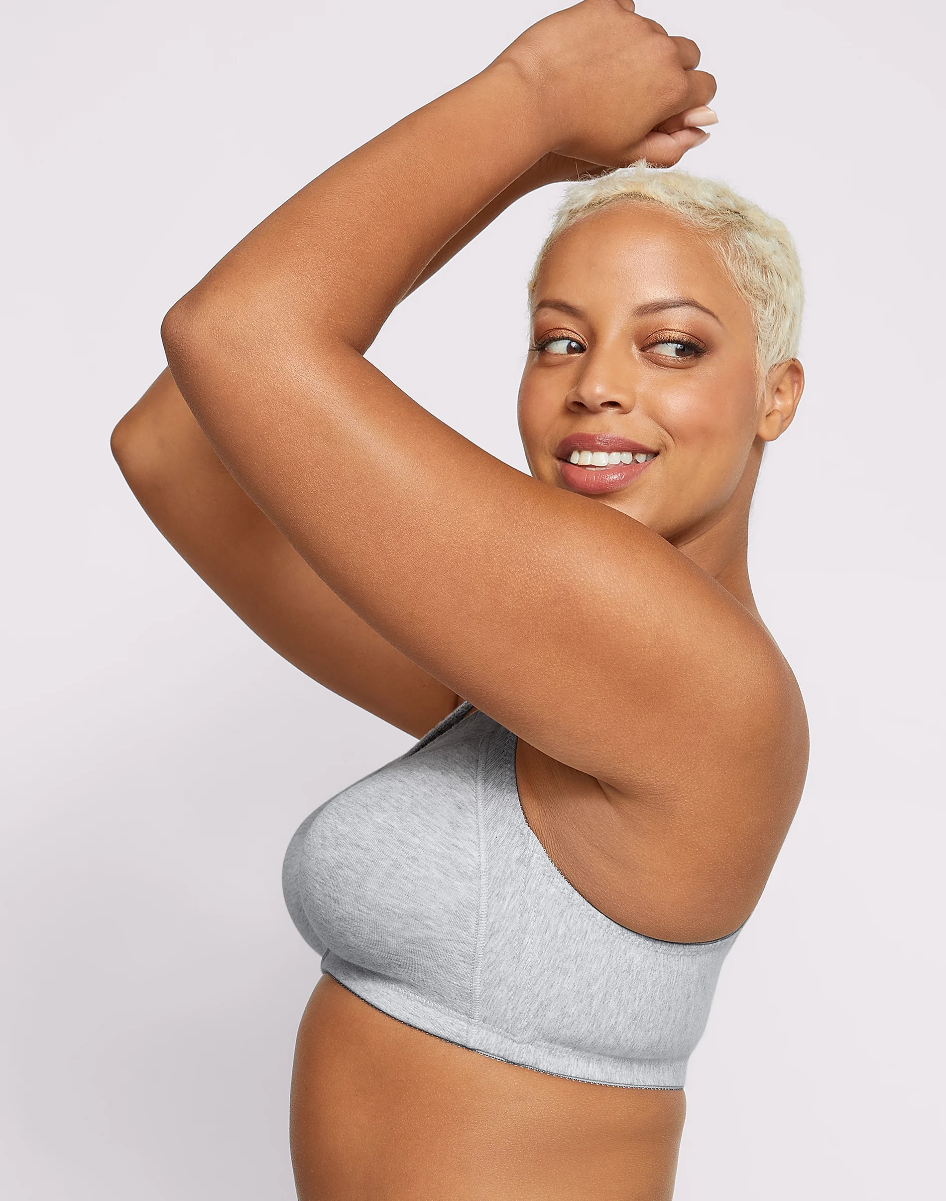 Bali Double Support Cotton Blend Wireless Bra #DF3036