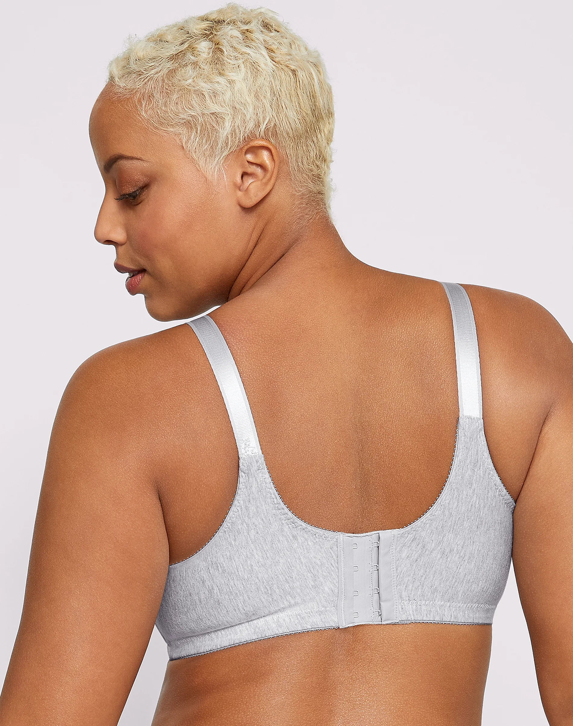 Bali Double Support Cotton Blend Wireless Bra #DF3036