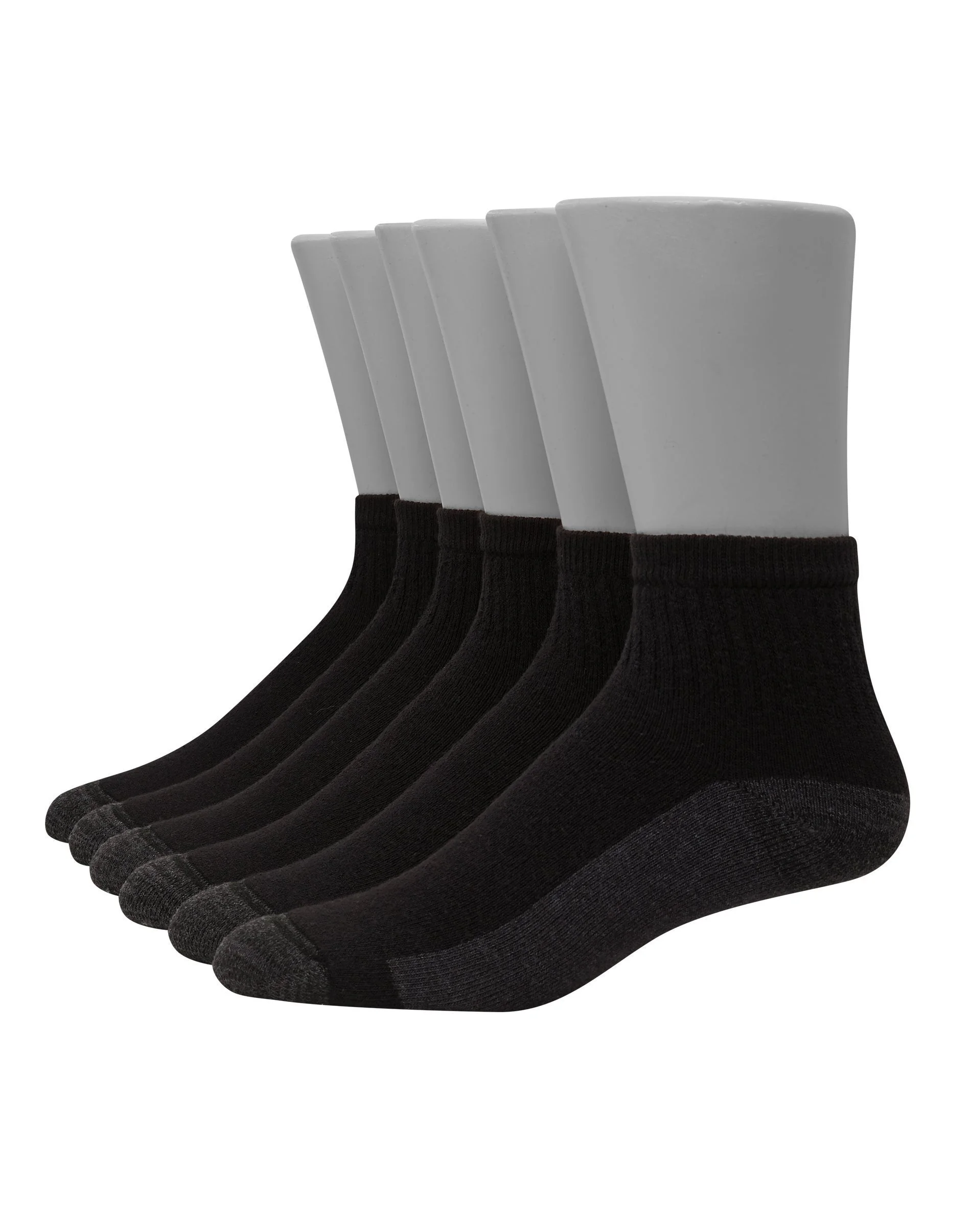 Hanes Ultimate Men's Ultra Cushion Ankle Socks, 6-Pairs #ULC166