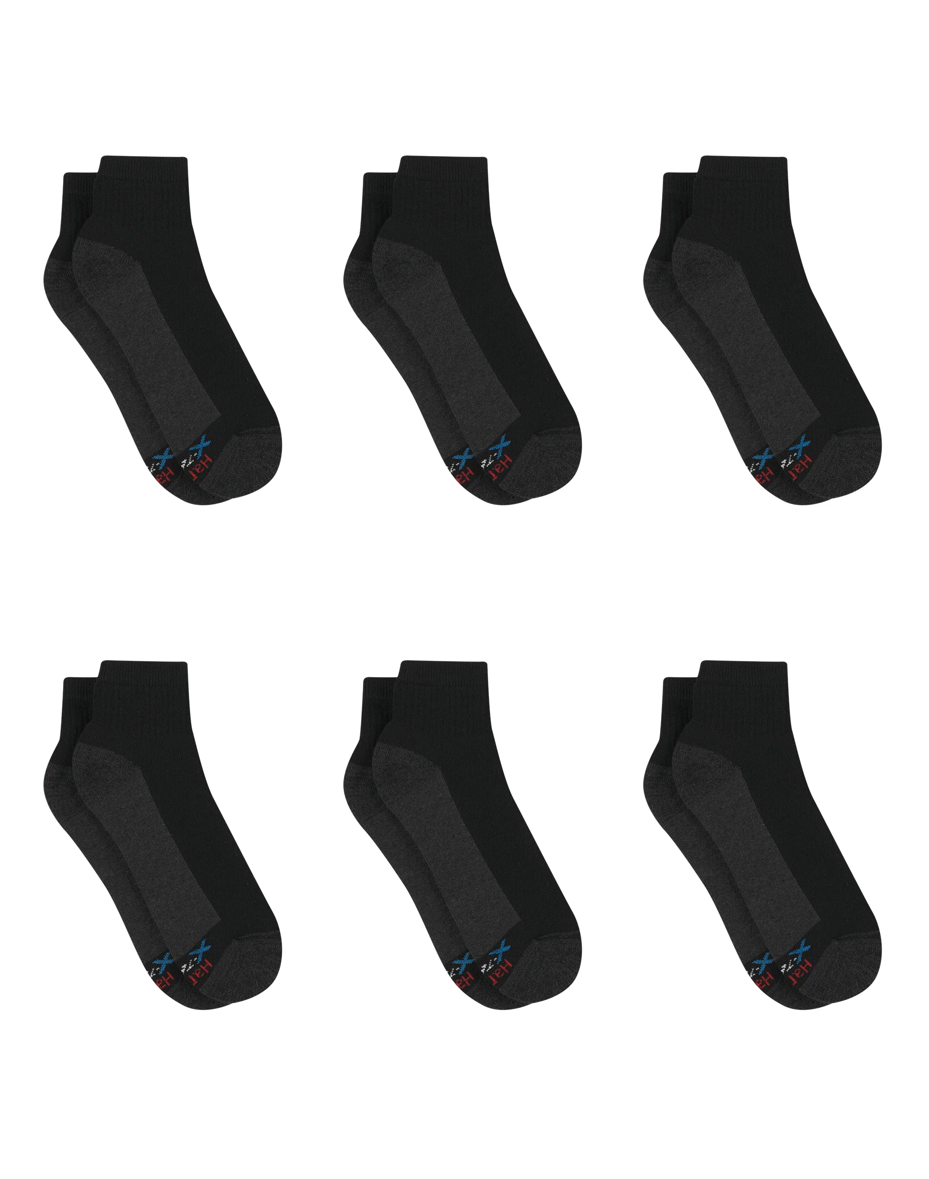 Hanes Ultimate Men's Ultra Cushion Ankle Socks, 6-Pairs #ULC166 4 Hanes Ultimate Men's Ultra Cushion Ankle Socks, 6-Pairs #ULC166