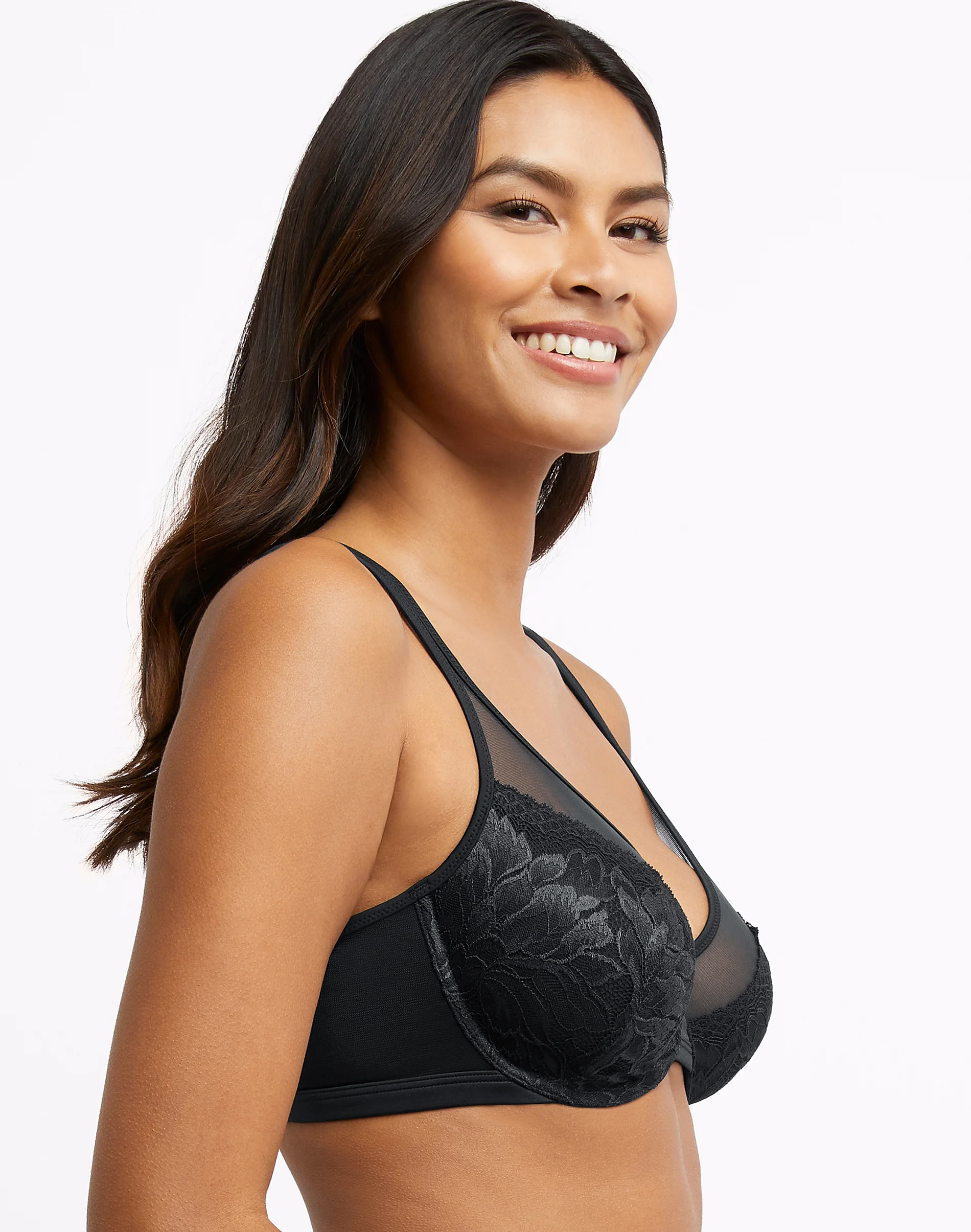 One Smooth U Lightweight Lace Minimizer Bra #DF3386