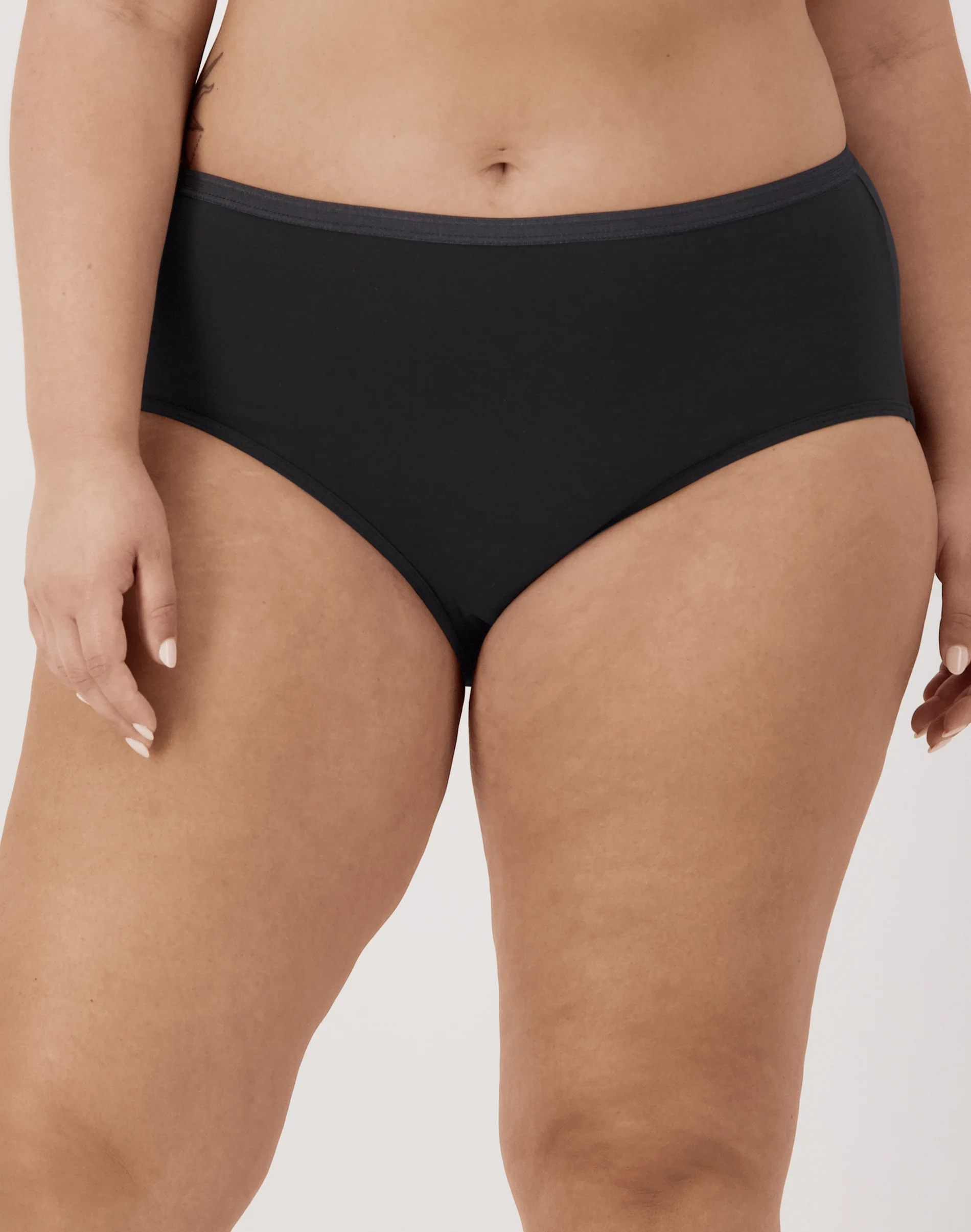 Hanes Just My Size Women's Cotton Brief Underwear, Assorted, 10-Pack (Plus Size) #1610PX