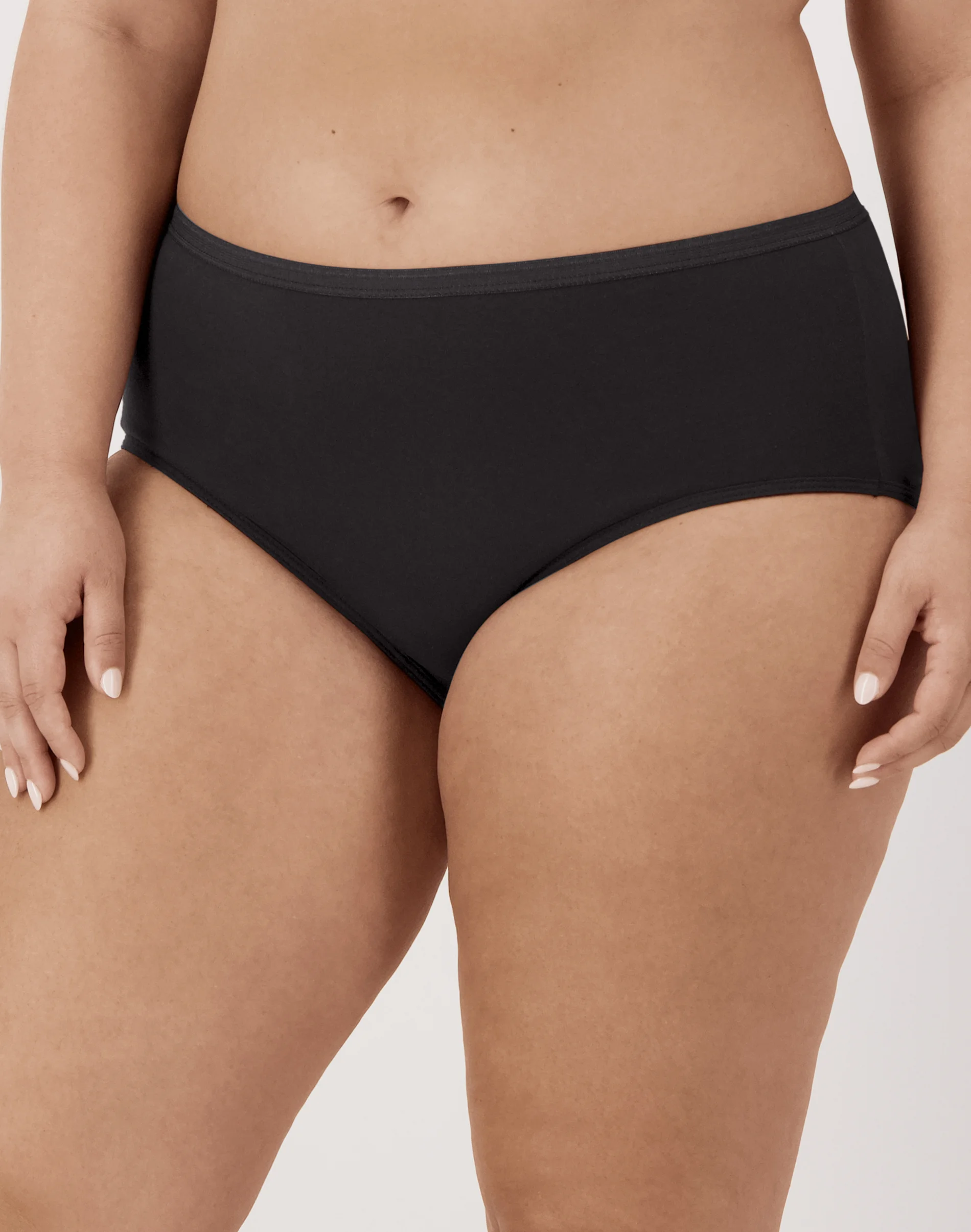 Hanes Just My Size Women's Cotton Brief Underwear, Assorted, 10-Pack (Plus Size) #1610PX