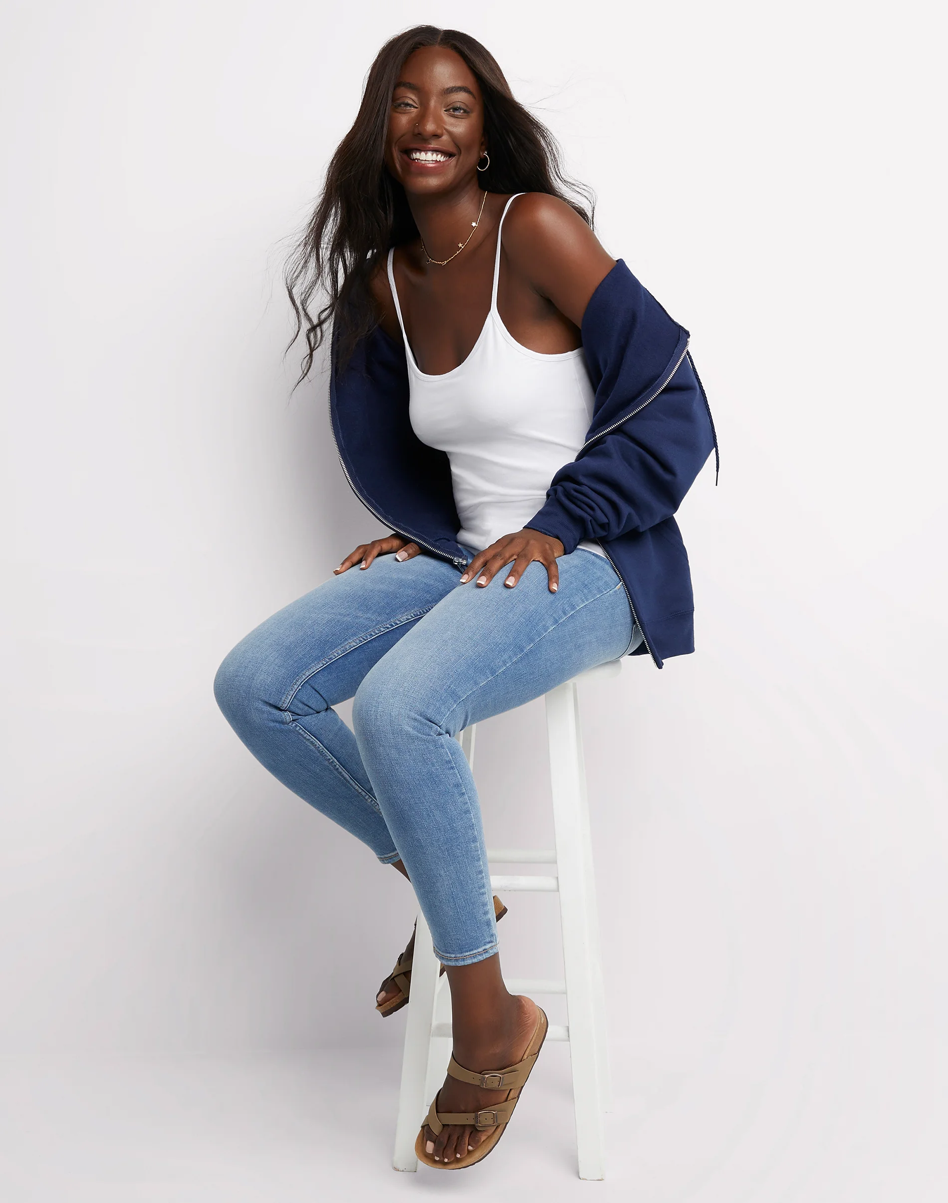 Hanes Women's Stretch Cami with Built-In Shelf Bra #O9342