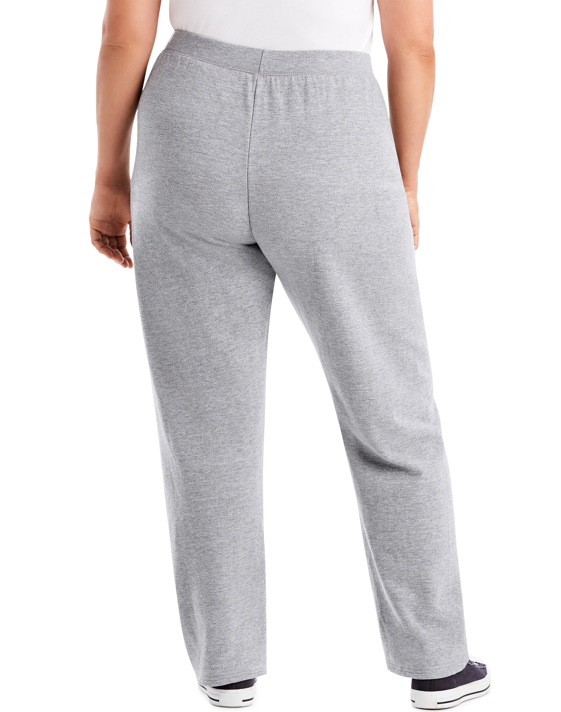 Hanes Just My Size EcoSmart Women's Fleece Sweatpants, Open Leg, 28.5" (Petite Plus Size) #OJ104
