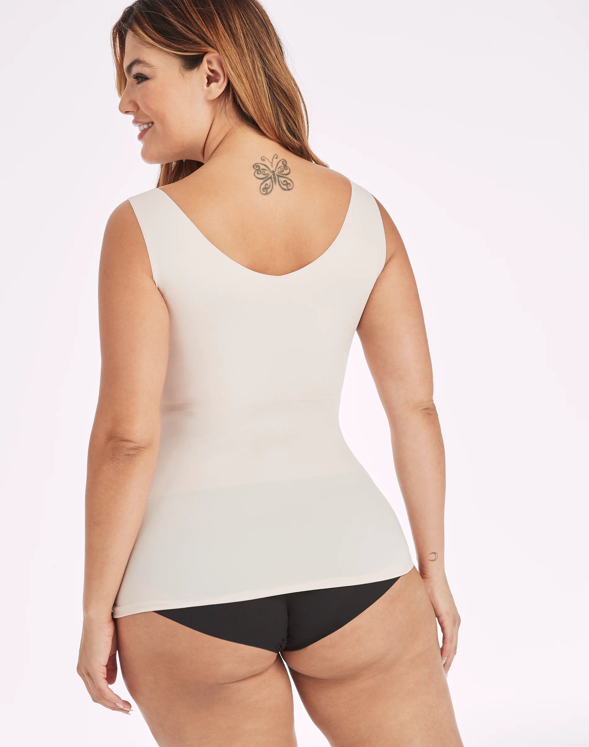Easy Lite Shapewear Tank Top, Light Control, Built-In Bust Support #DF0057