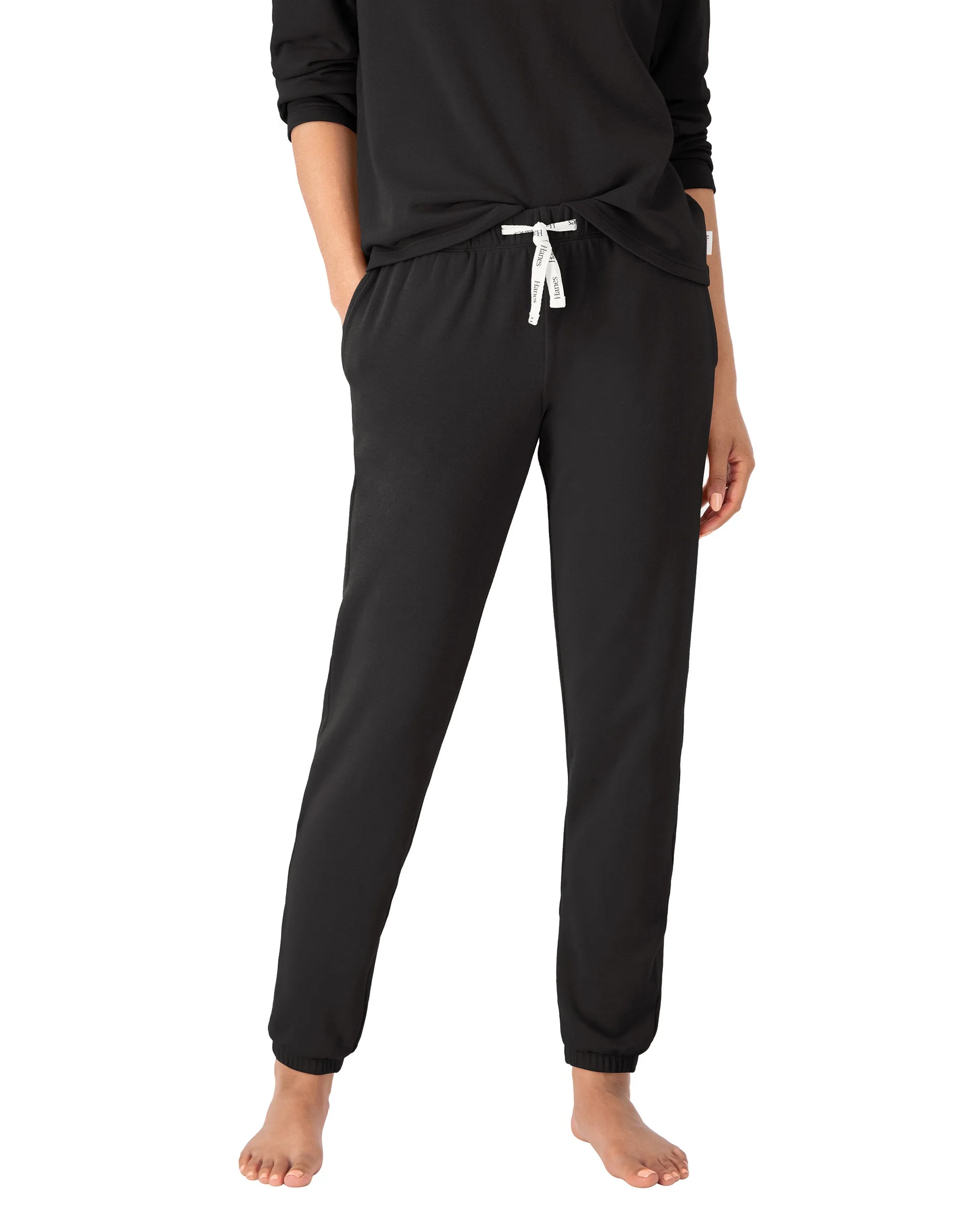 Hanes Originals Comfywear Women's French Terry Joggers, 28" #HLW012