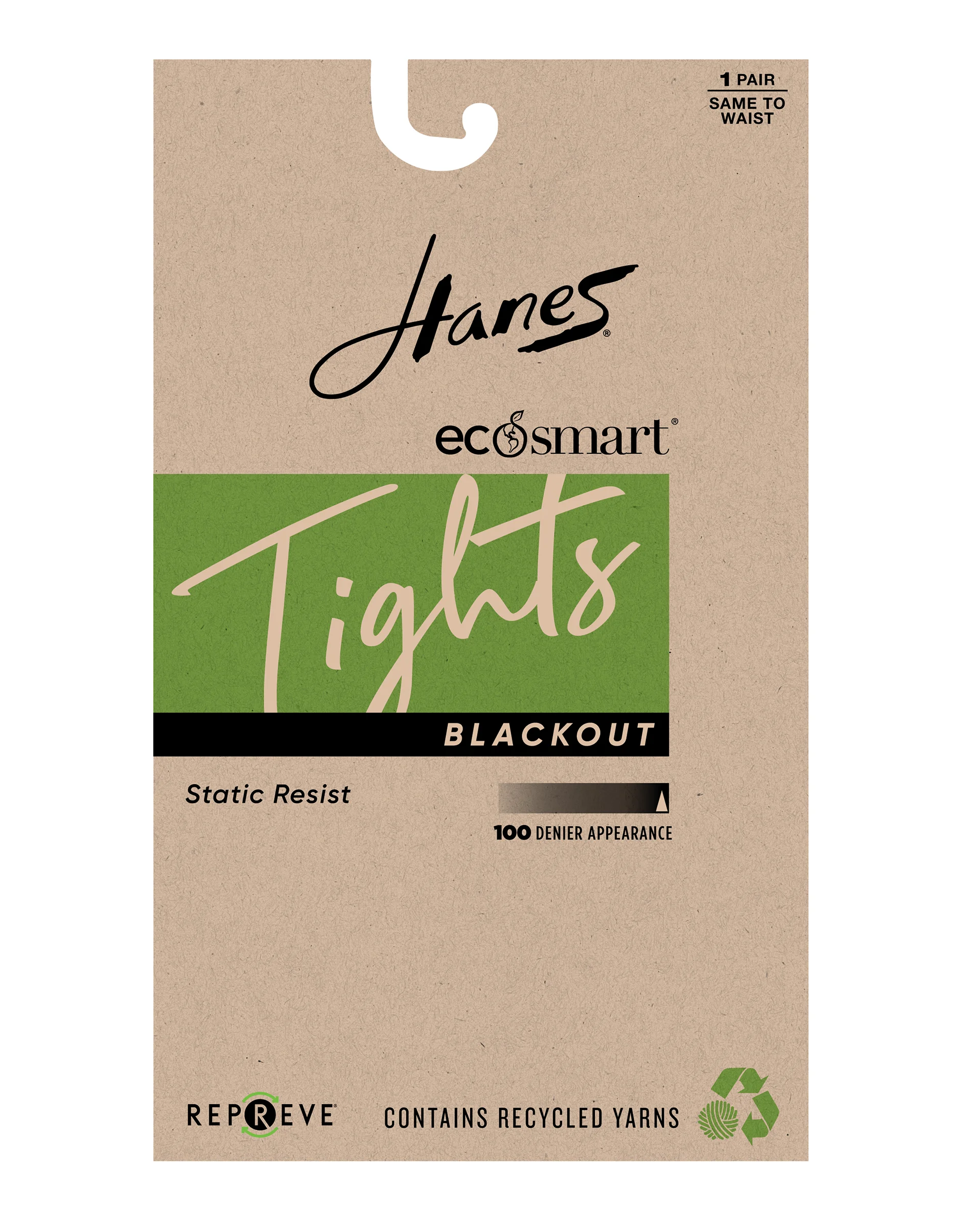 Hanes EcoSmart Women's Blackout Tights #HG0005
