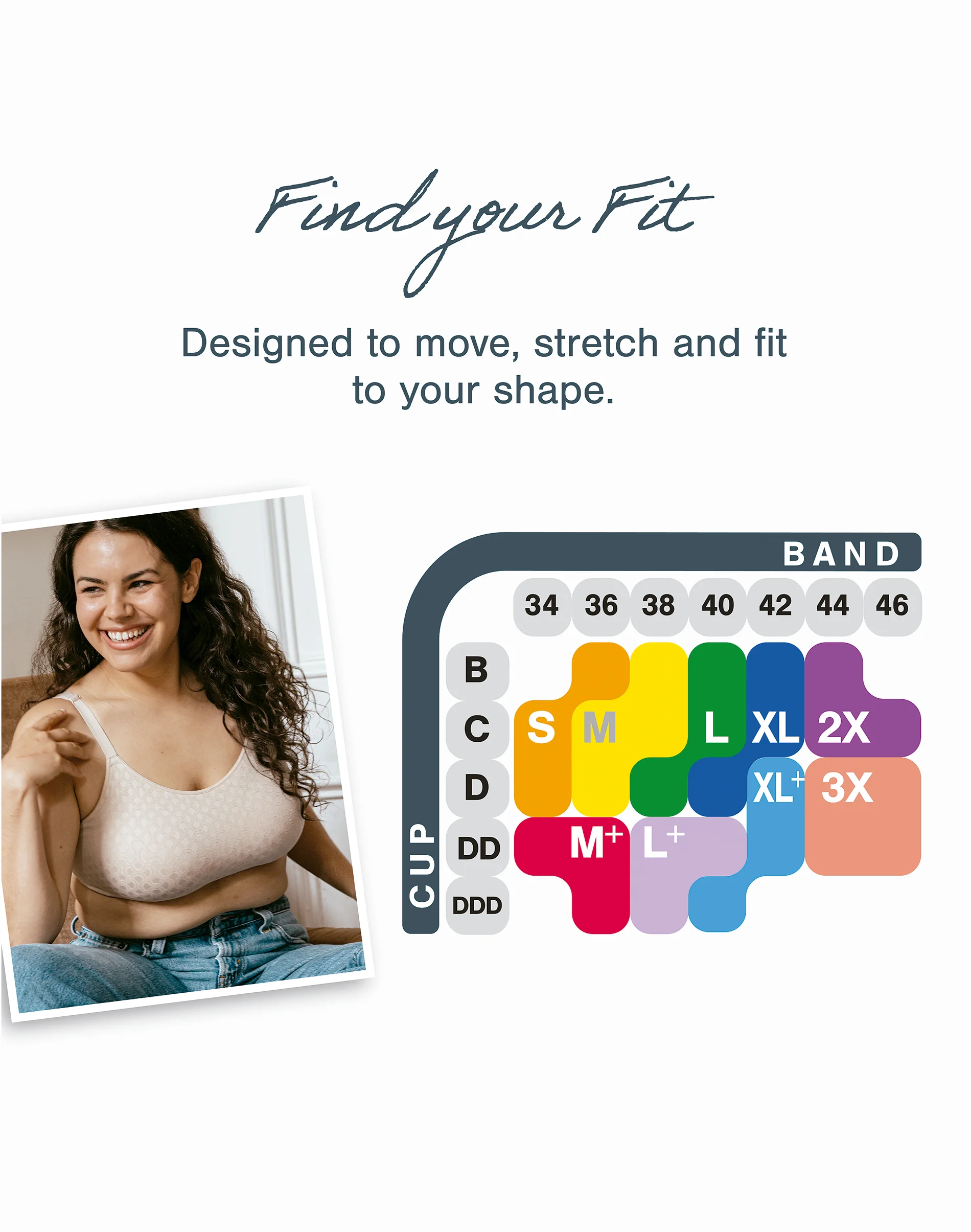 Playtex Seamless Full Coverage Wireless Bra, 2-Pack #US4P31