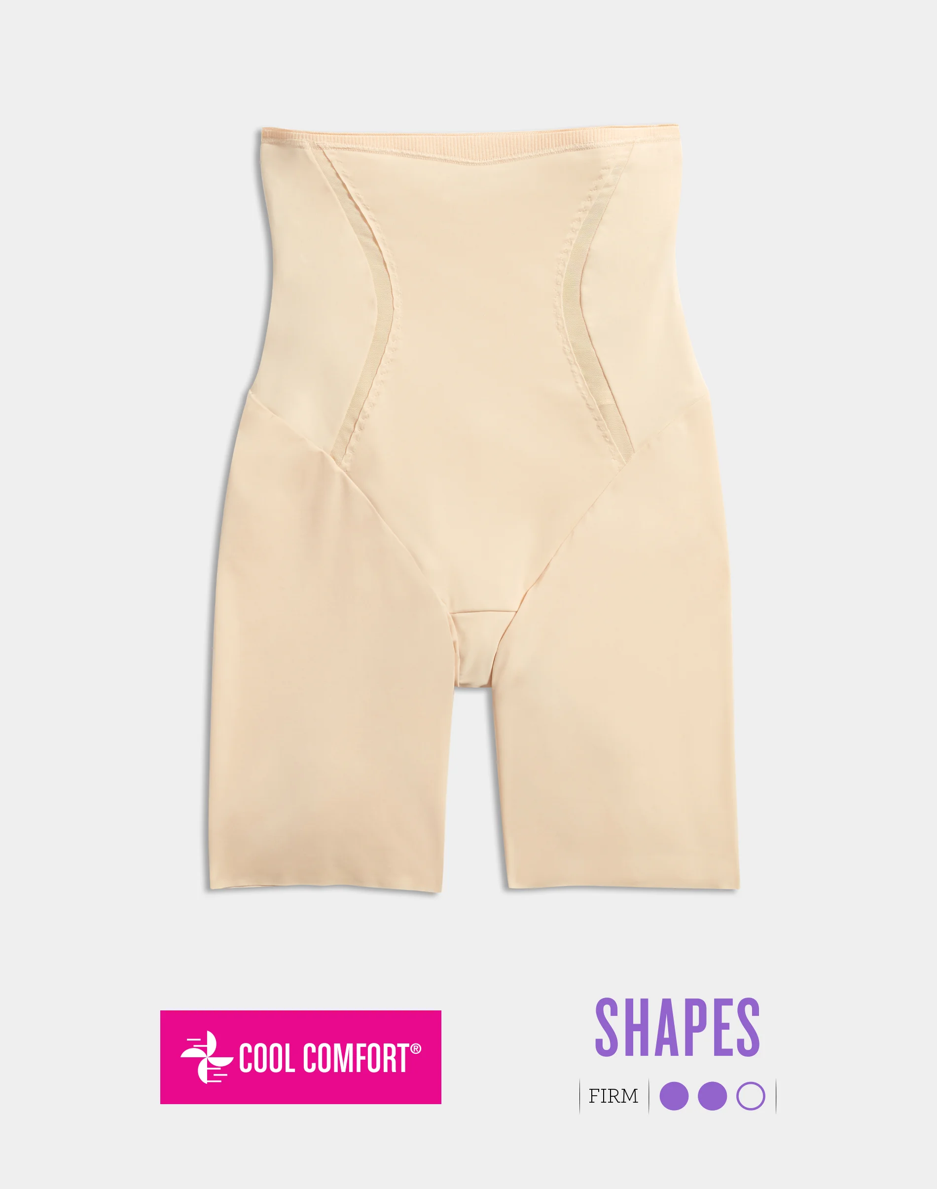 High-Waist Tummy Control Shapewear Thigh Slimmer #DM5001
