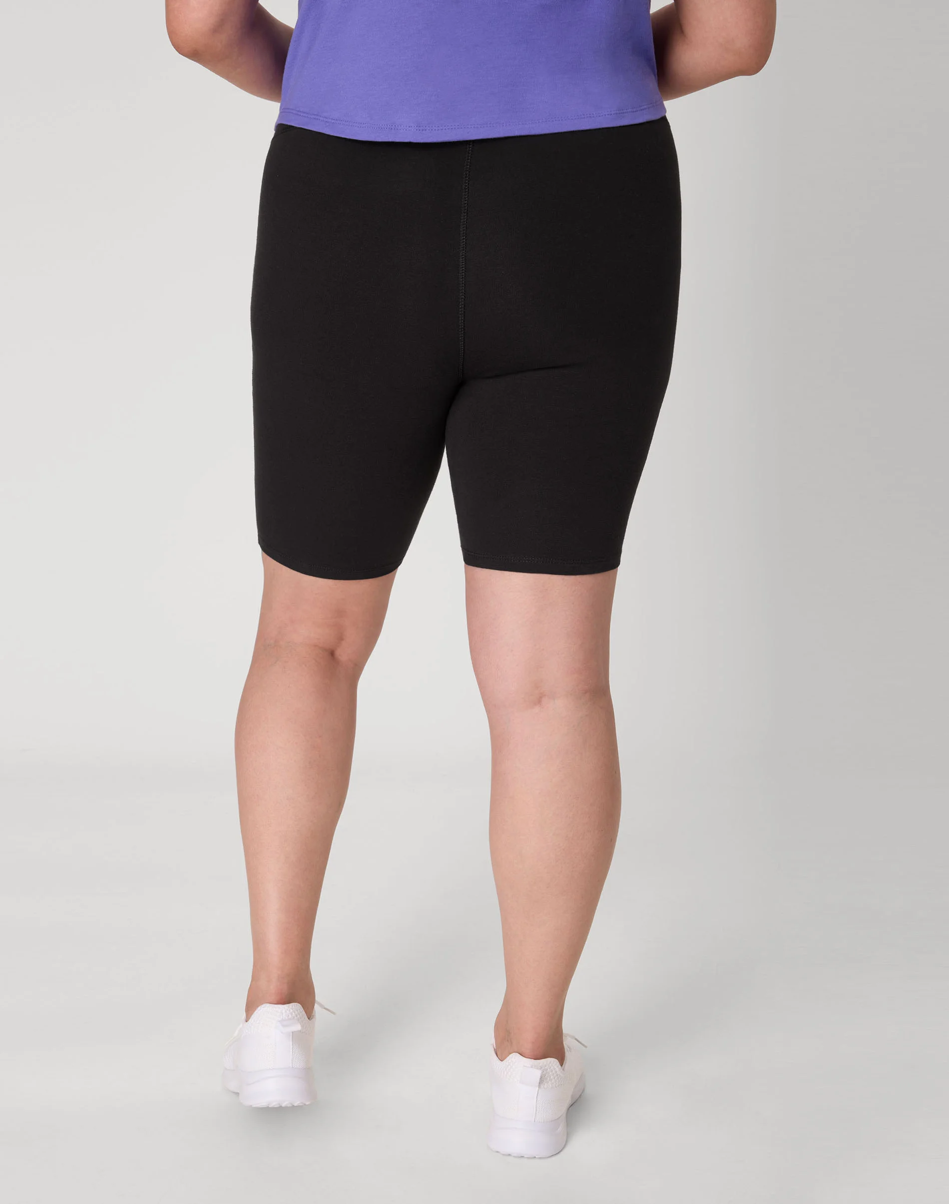 Hanes Just My Size Women's Stretch Jersey Bike Shorts, 9" (Plus Size) #OJ251