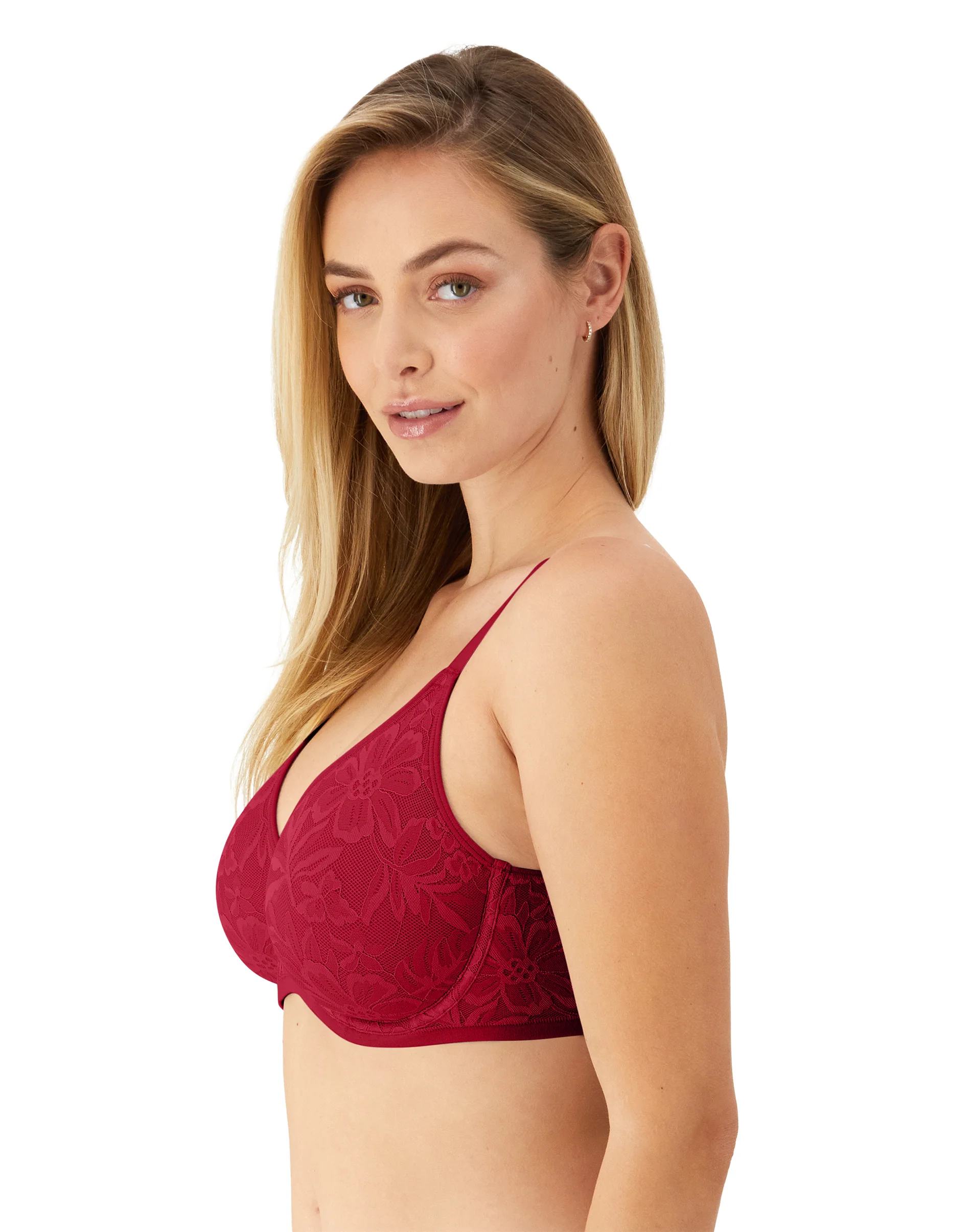 Bali Breathe Cotton Modal Lace Underwire Bra #DF7590