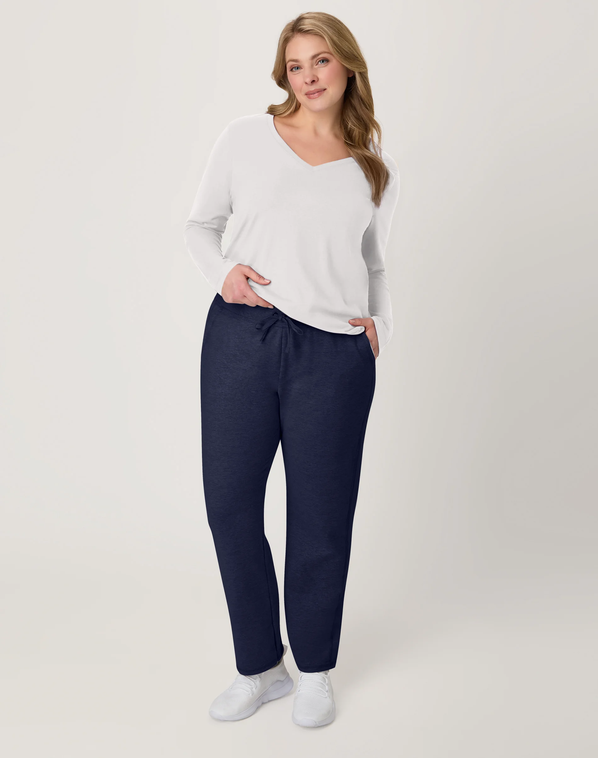Hanes Women's French Terry Pants with Pockets, 31" #O4677