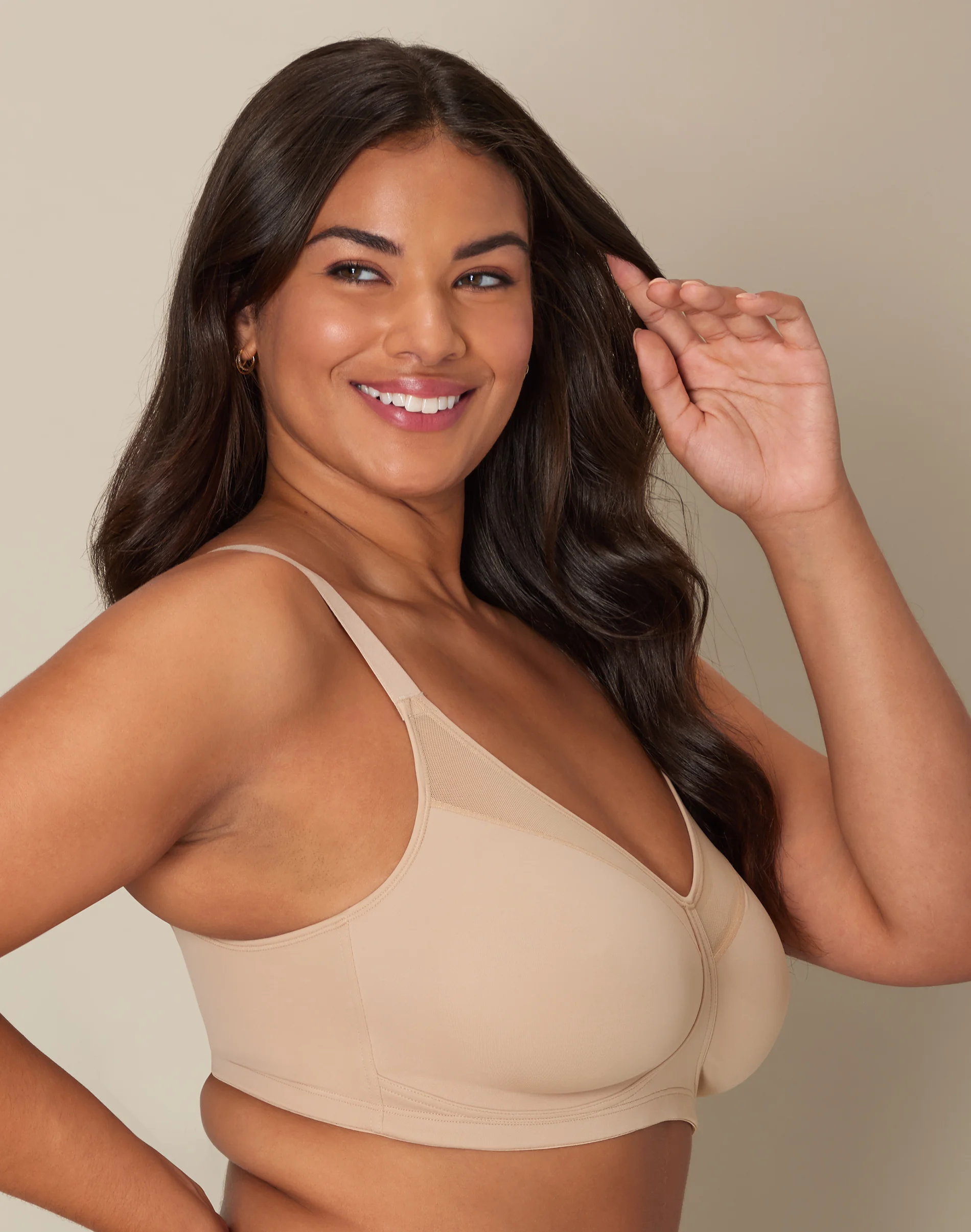 Playtex 18 Hour Smoothing Minimizer Wireless Bra #US4697