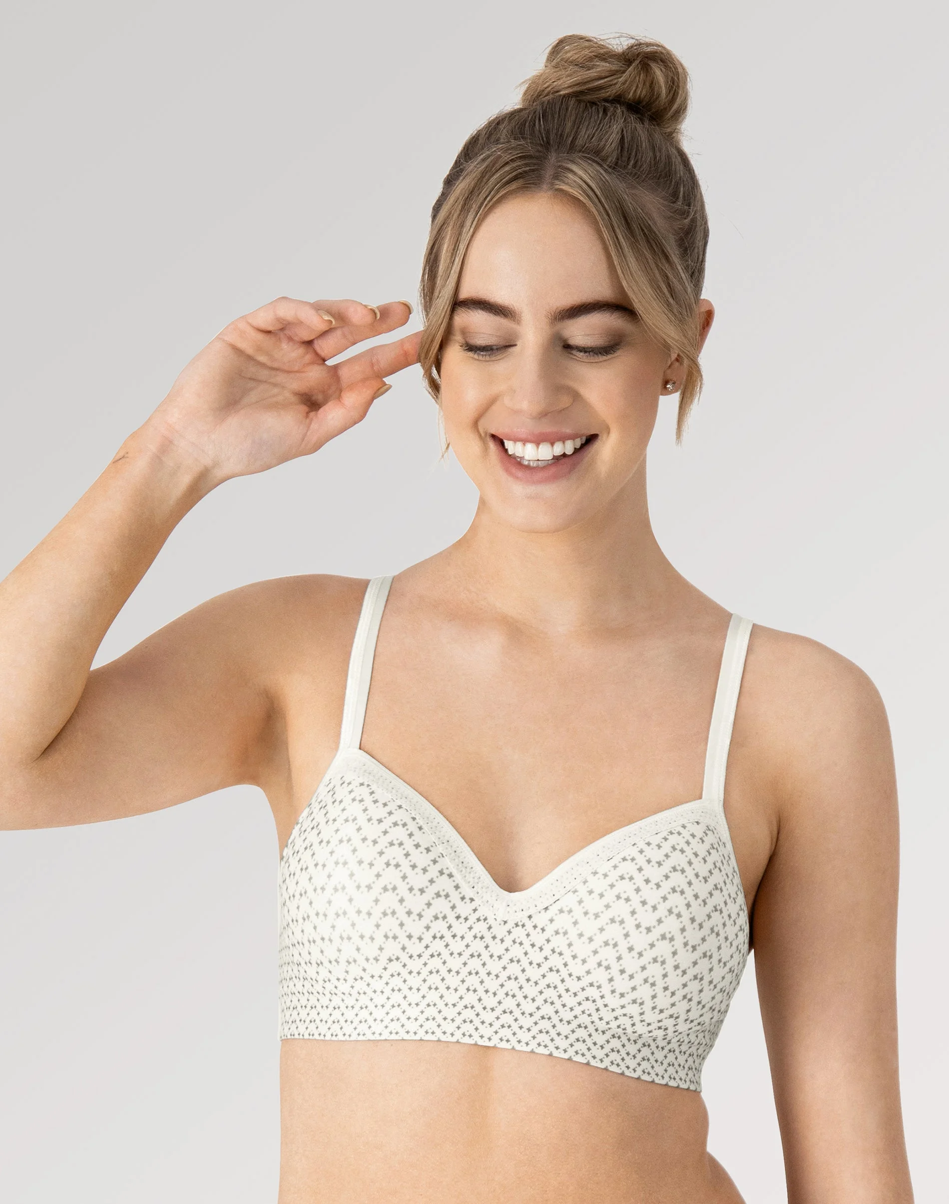 Hanes Foam Evolution Women’s Wireless Bra with SmoothTec Band #MHW199