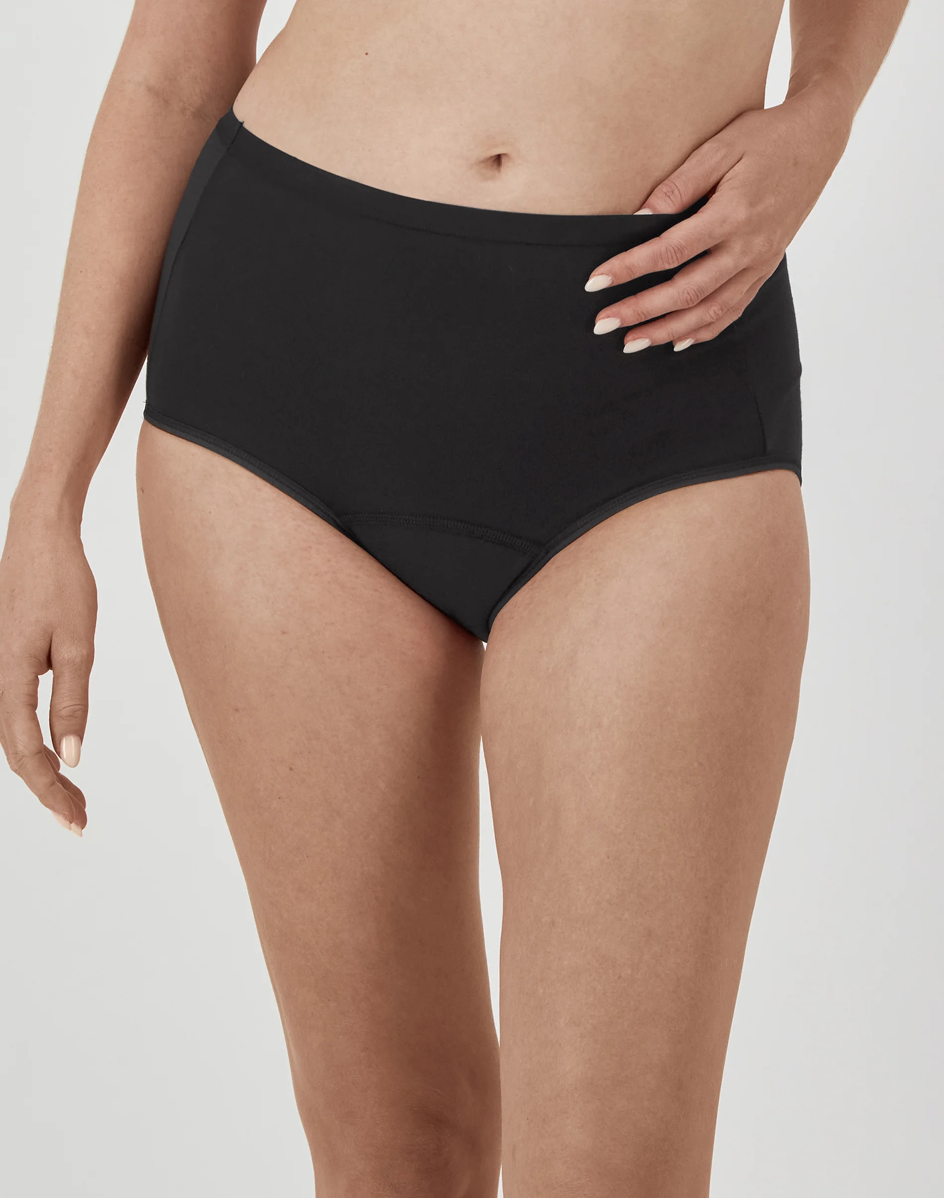 Hanes Comfort, Period. Women's Brief Period Underwear, Super Leaks, 3-Pack #SP40AS