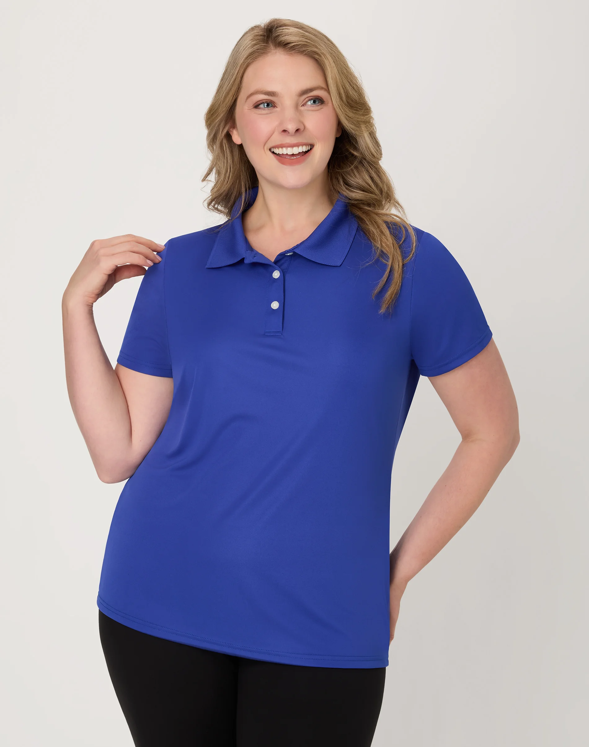 Hanes Sport Cool DRI Women's Performance Polo Shirt #O480W 6 Hanes Sport Cool DRI Women's Performance Polo Shirt #O480W