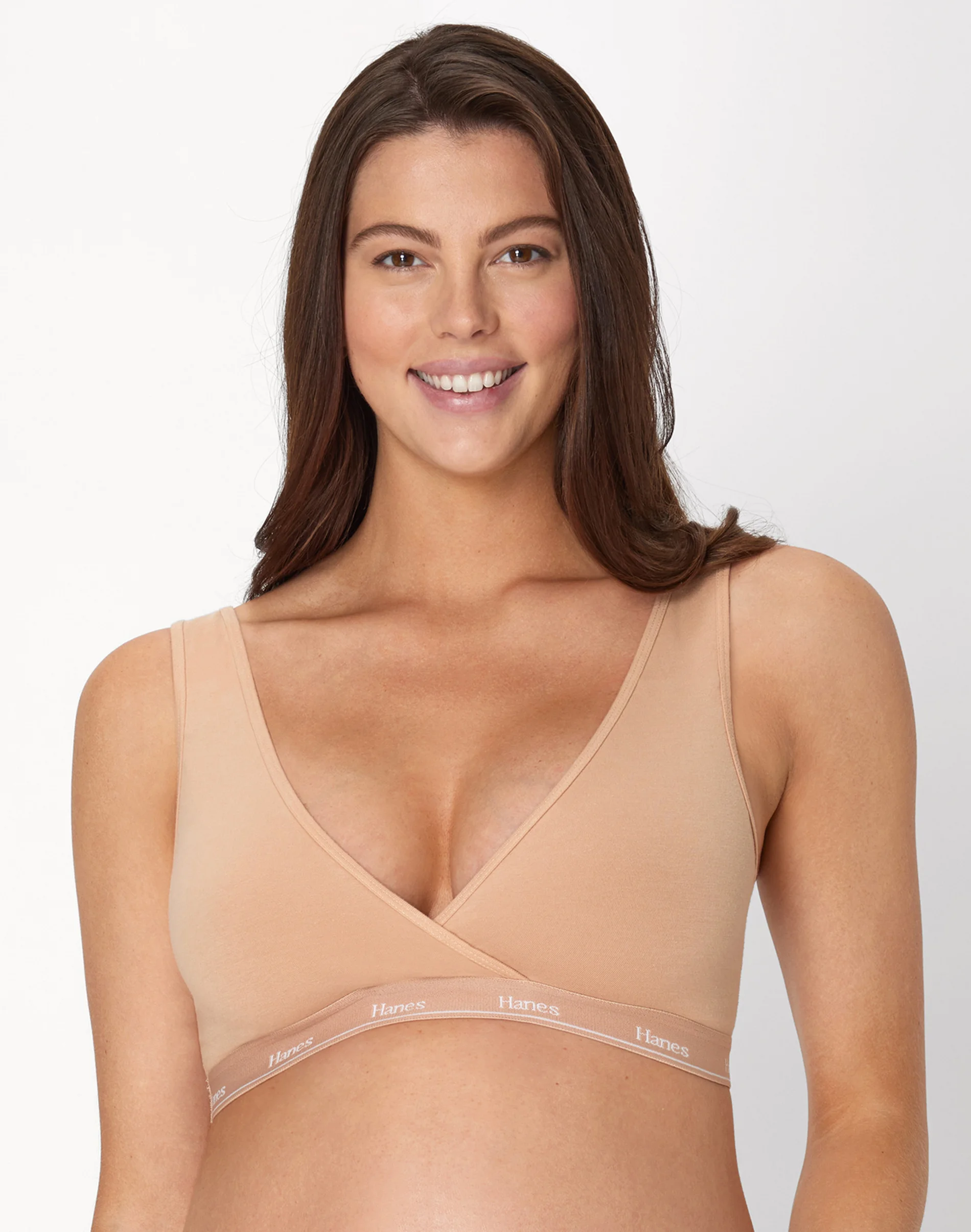 Hanes Maternity Women's Lounge Nursing Bralette #MAT003