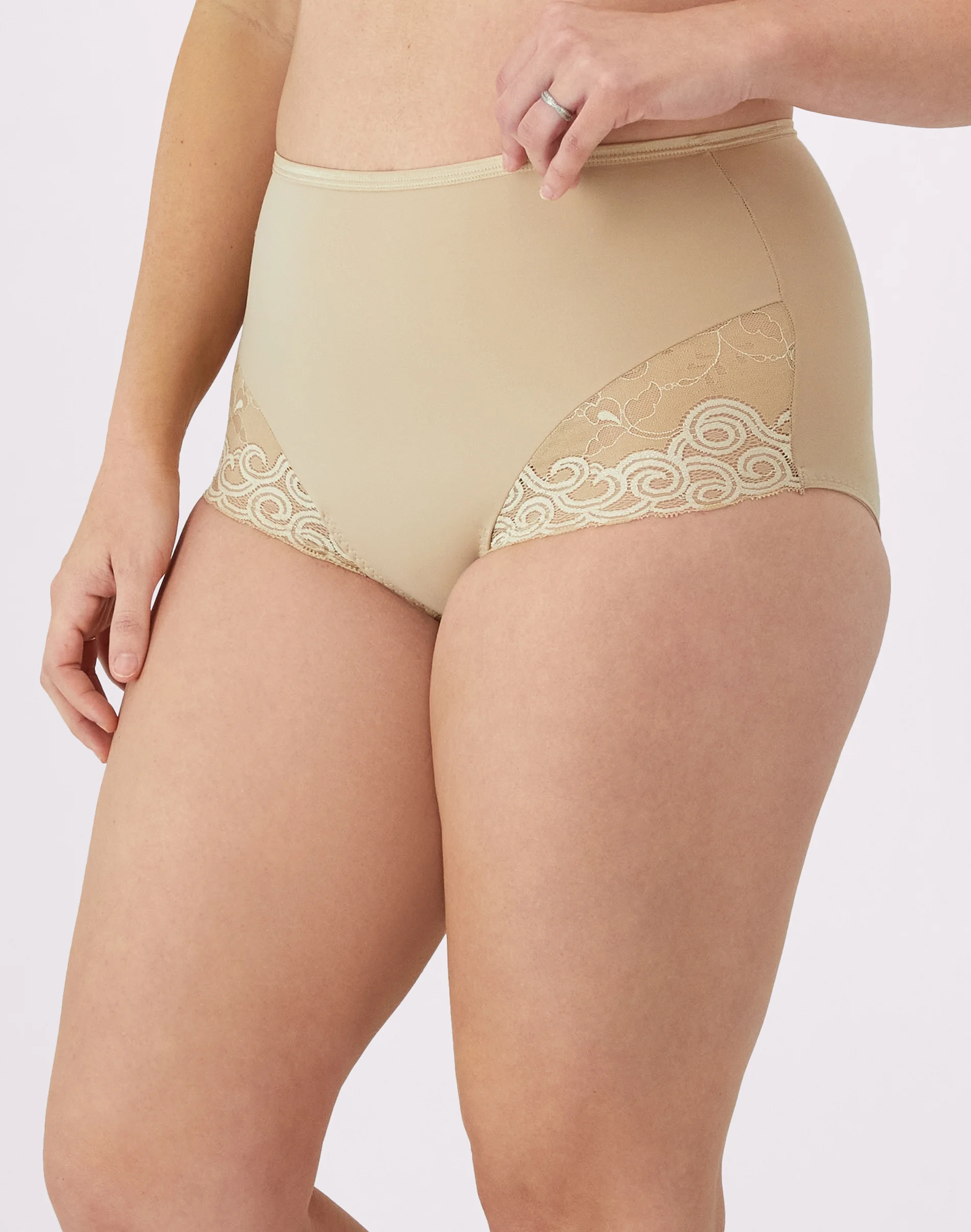 Shaping Brief with Lace, 2-Pack #DFX054