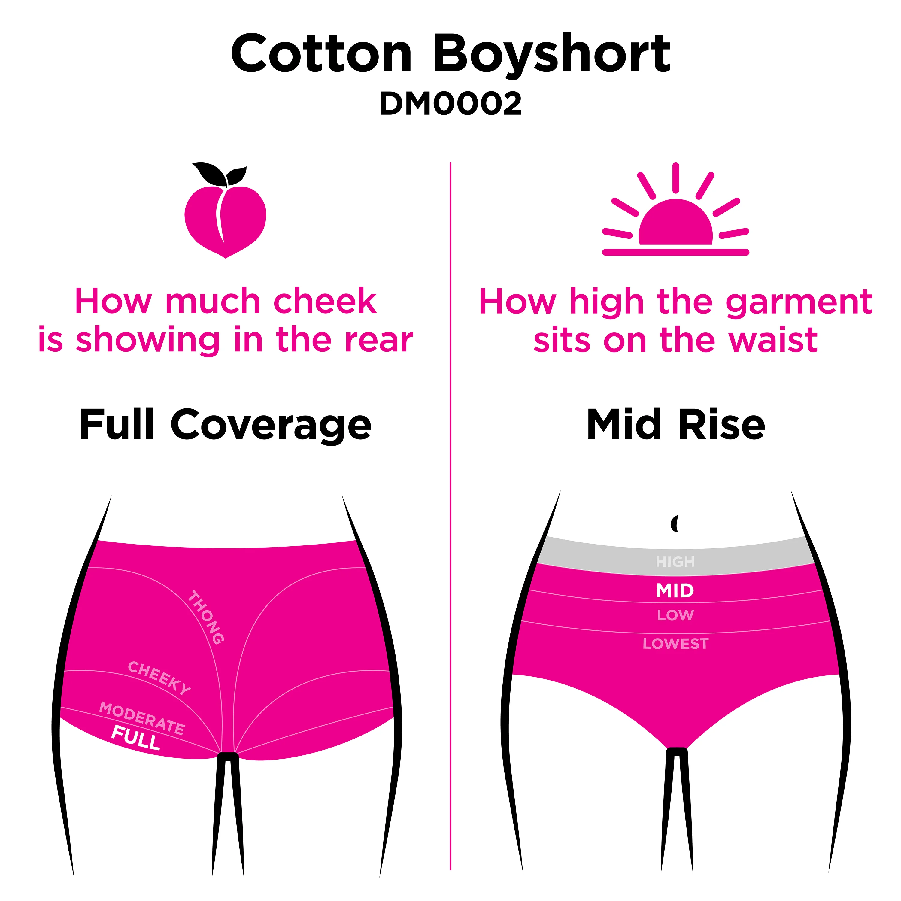 Maidenform Cotton Boyshort #DM0002