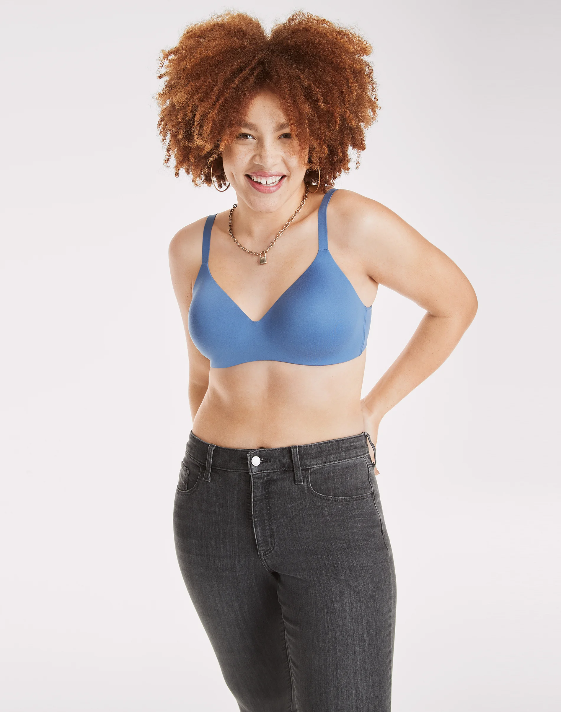 Hanes Women's Concealing Petals Wireless Bra with Convertible Straps #MHG565