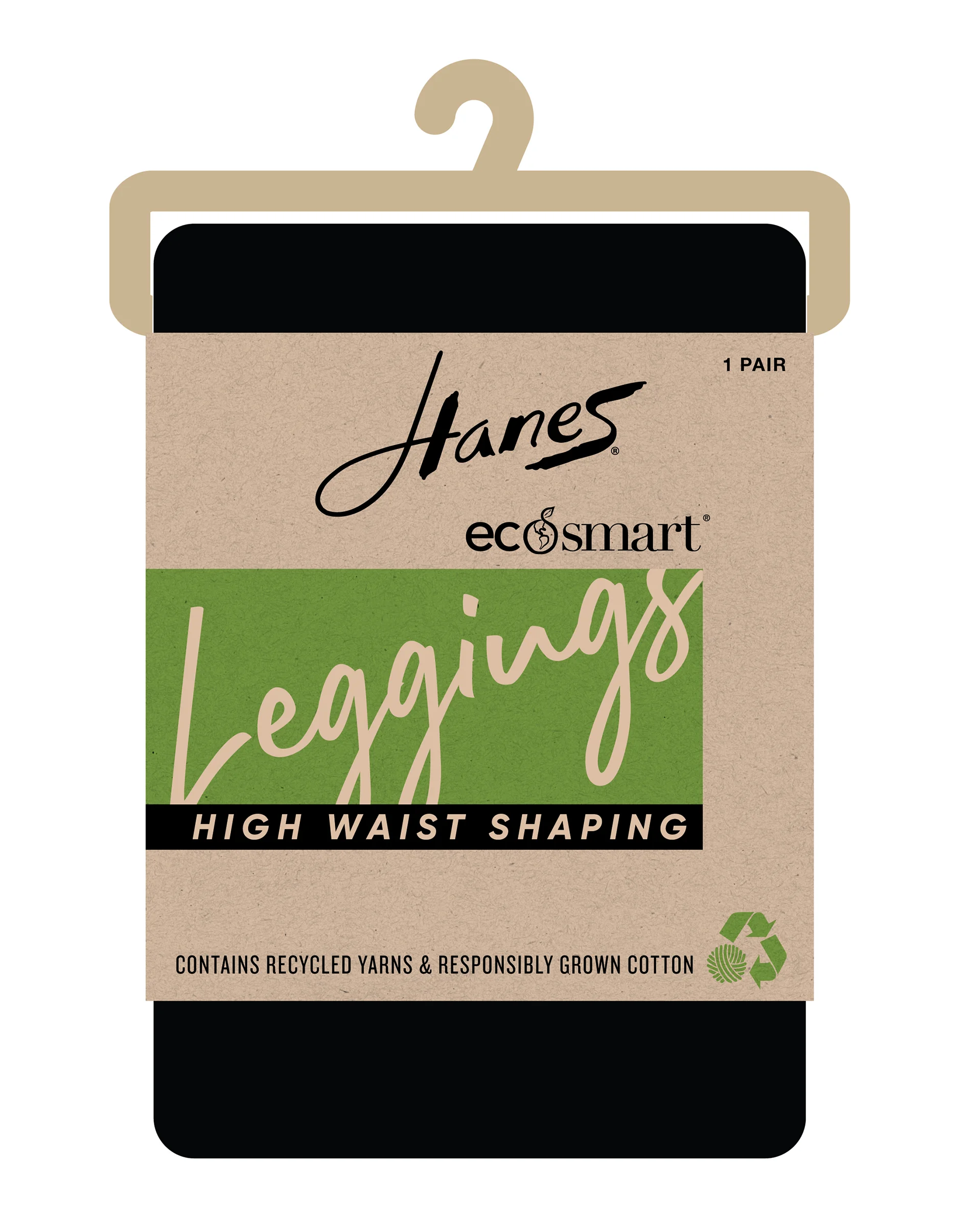Hanes EcoSmart Women's High-Waisted Leggings with Shaping #HG0009