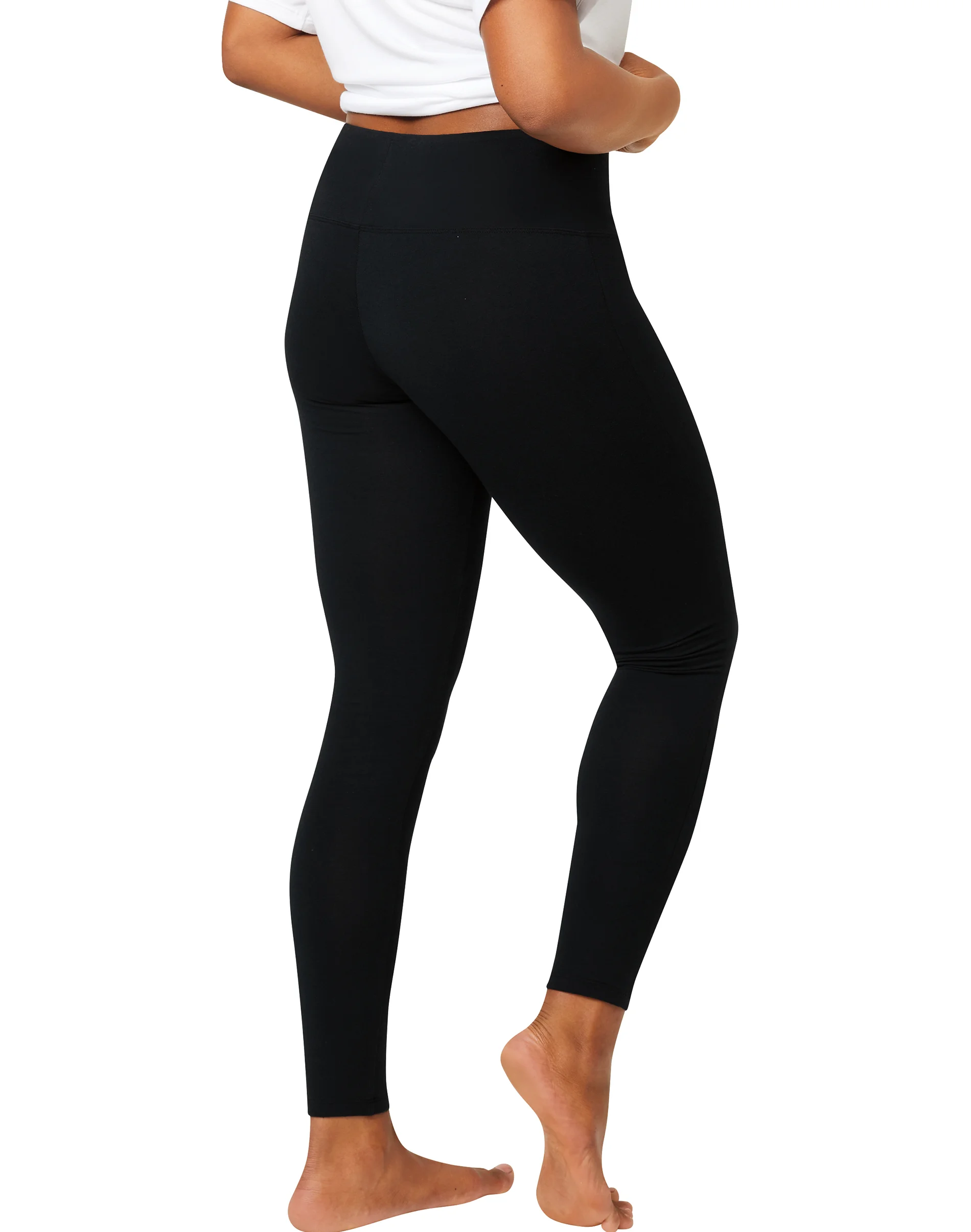 Hanes EcoSmart Women's High-Waisted Leggings with Shaping #HG0009
