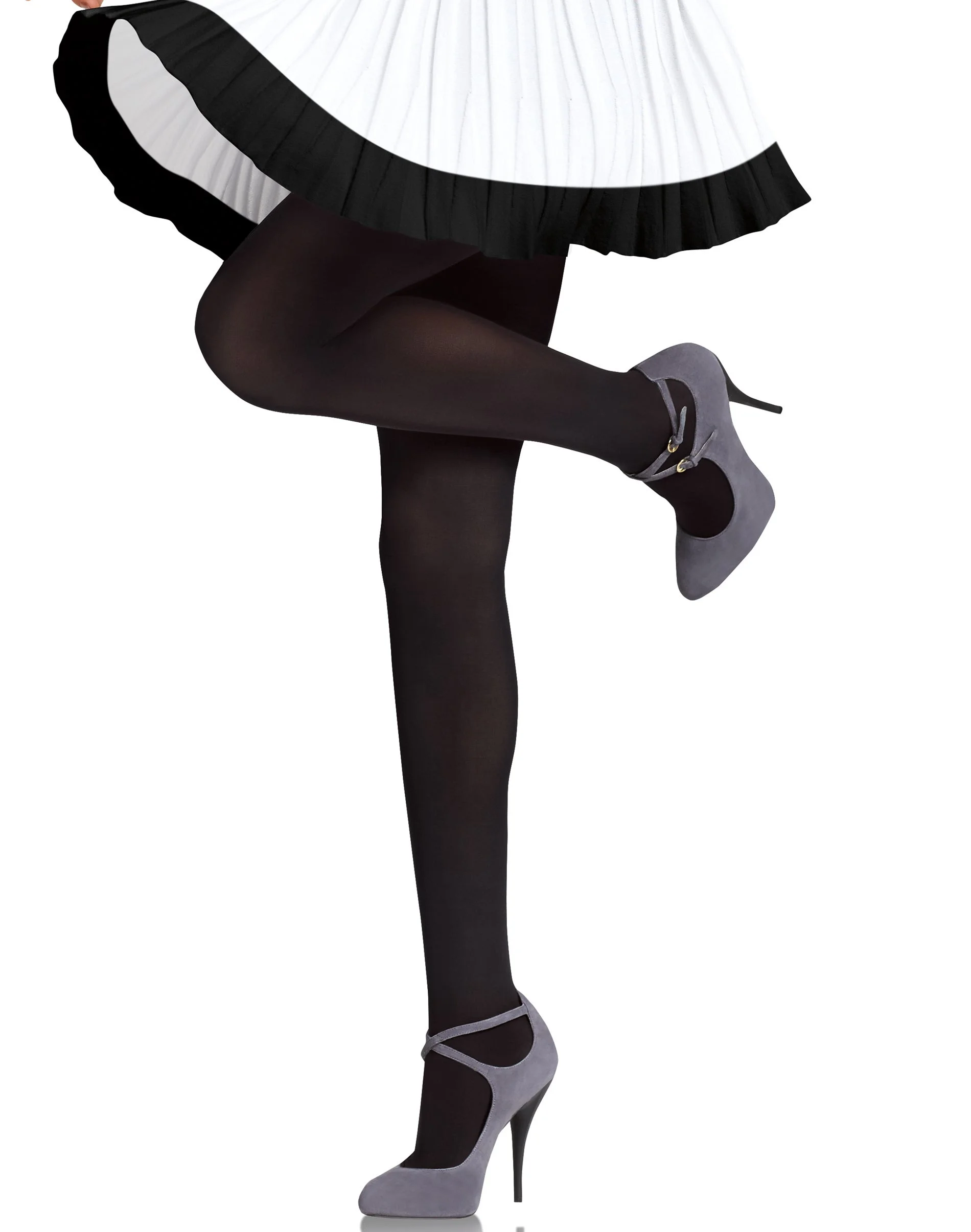 Hanes Women's X-Temp Blackout Control Top Tights #HFT013