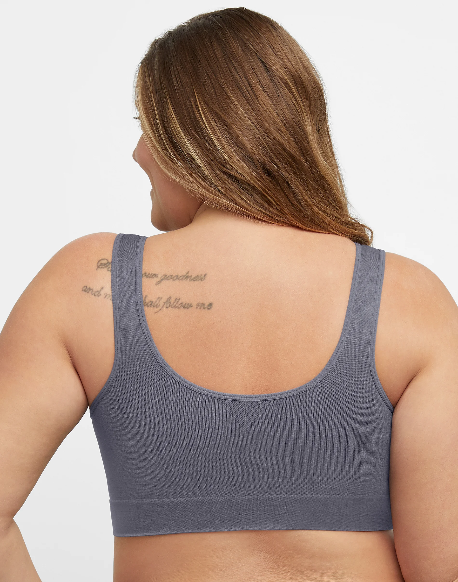 Hanes Just My Size Women's Pure Comfort Seamless Bralette (Plus Size) #MJ1263