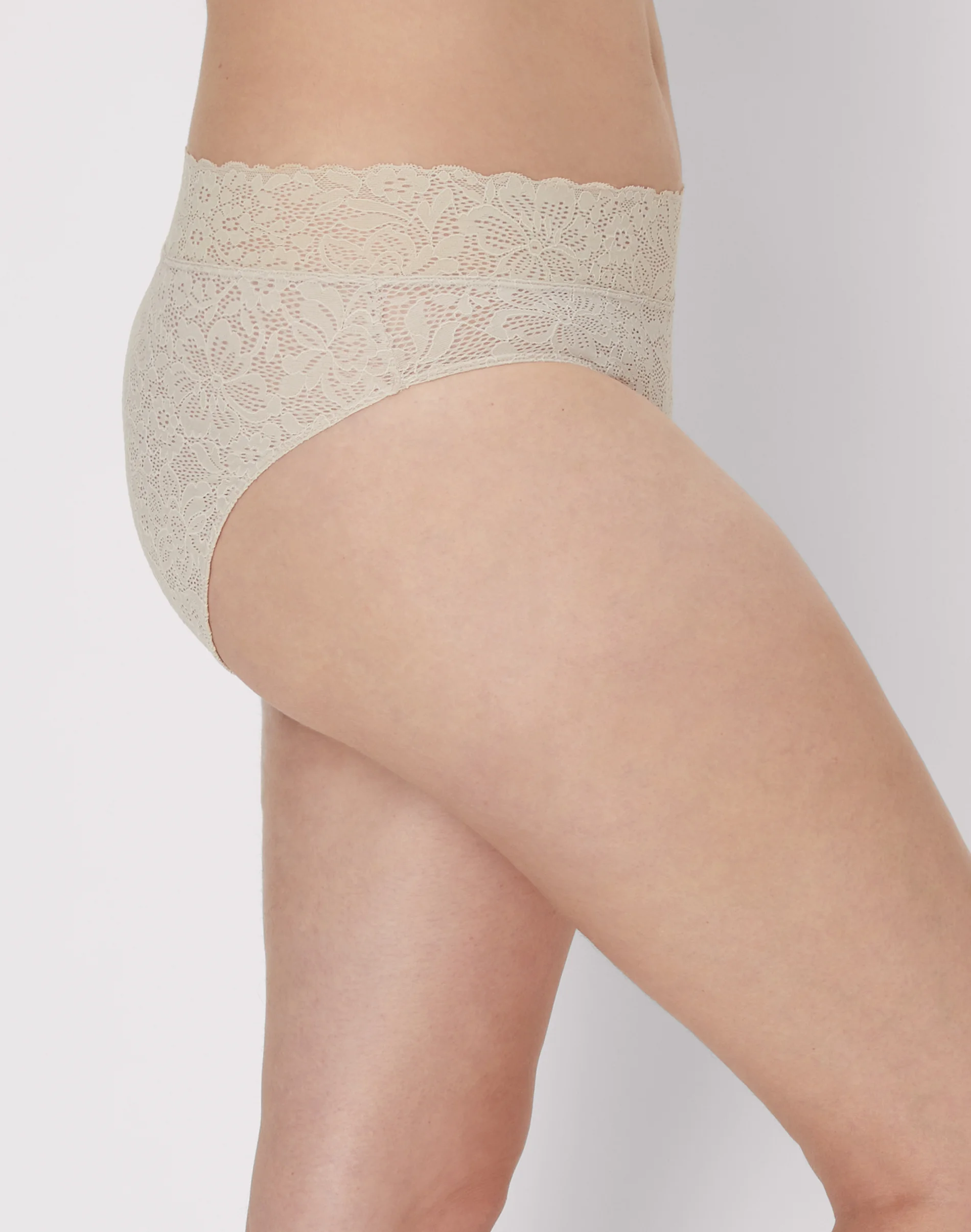 Maidenform Perfect Fit Stretch Lace High Leg Underwear, 3-Pack #DM3SLB 12 Maidenform Perfect Fit Stretch Lace High Leg Underwear, 3-Pack #DM3SLB